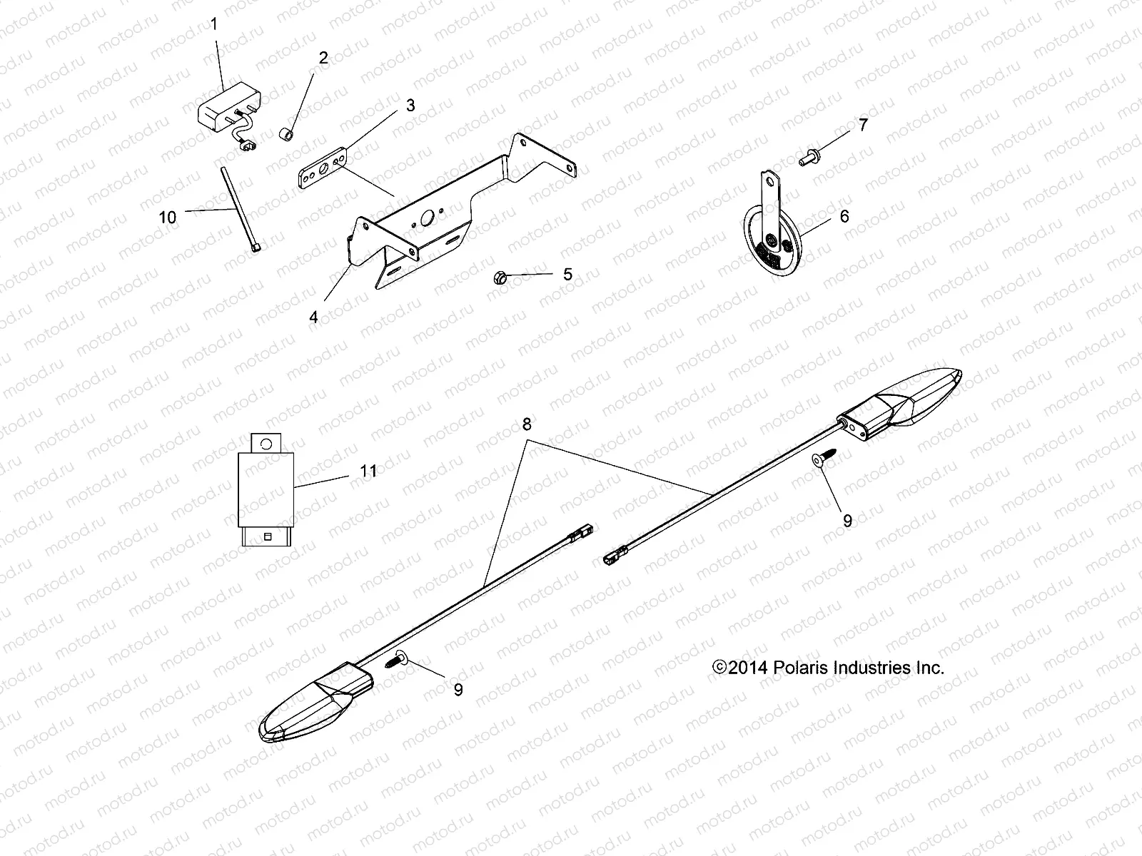 ELECTRICAL | ELECTRICAL, TURN SIGNALS and HORN - A15SWE57FA (49ATVTURNSIG15X2EU)