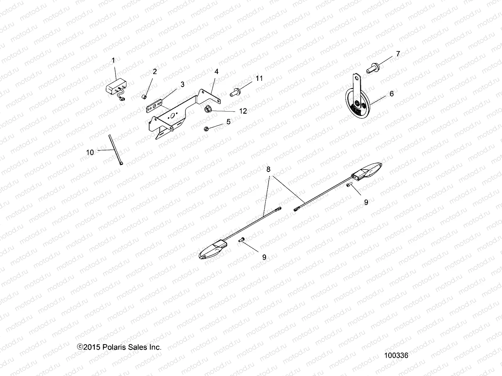 ELECTRICAL | ELECTRICAL, TURN SIGNALS and HORN - A16SDC57C2 (100336)