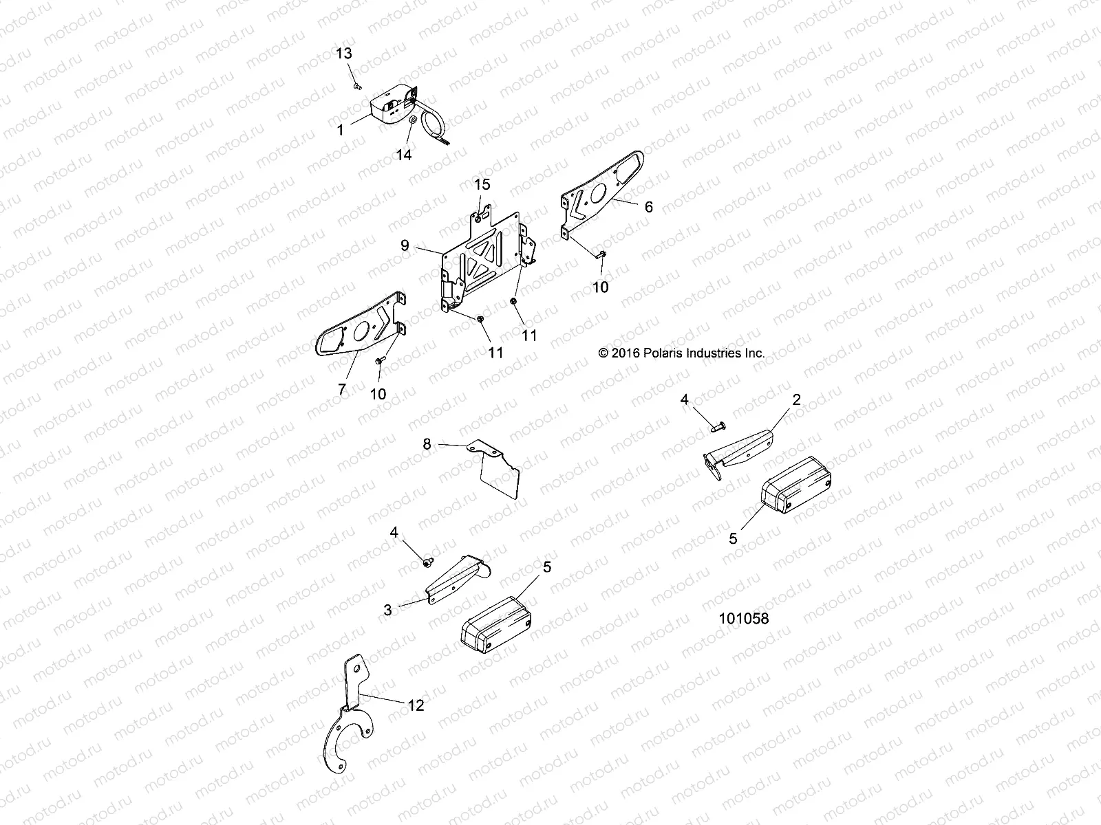 ELECTRICAL | ELECTRICAL, TURN SIGNALS and LICENSE PLATE - A16SVS95CM/T95C2