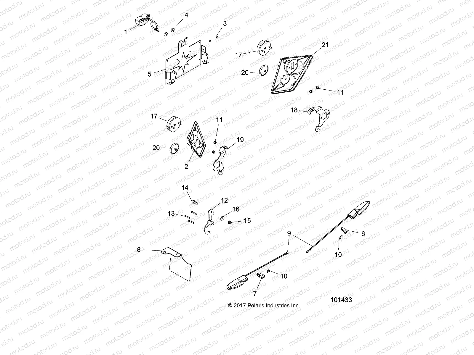 ELECTRICAL | ELECTRICAL, TURN SIGNALS and LICENSE PLATE - A18SVS95CR/ER