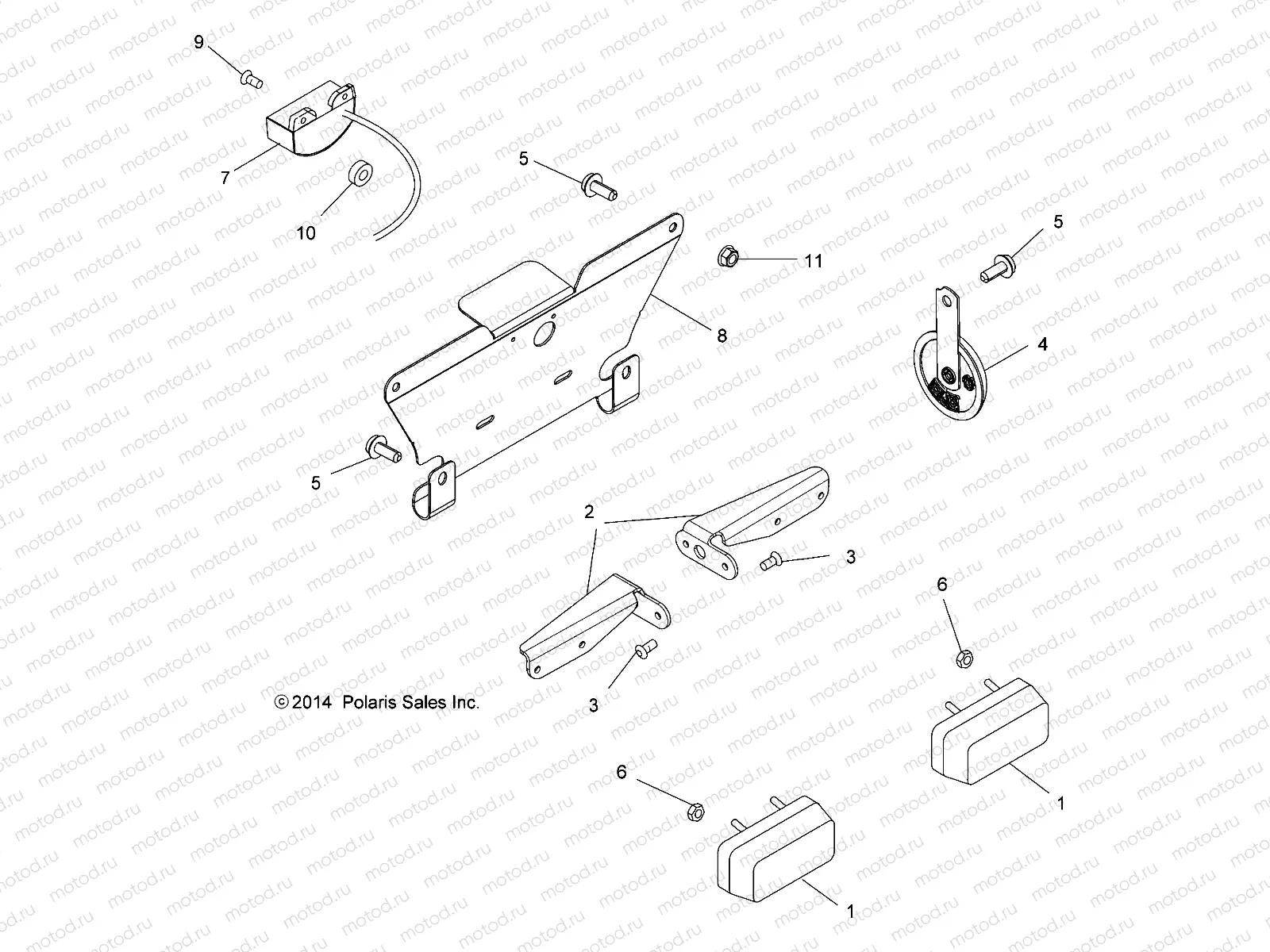 ELECTRICAL | ELECTRICAL, TURN SIGNALS, HORN and LICENSE PLATE LIGHT - A16SET57C1/C7/SES57C1/C2/SBT57C1