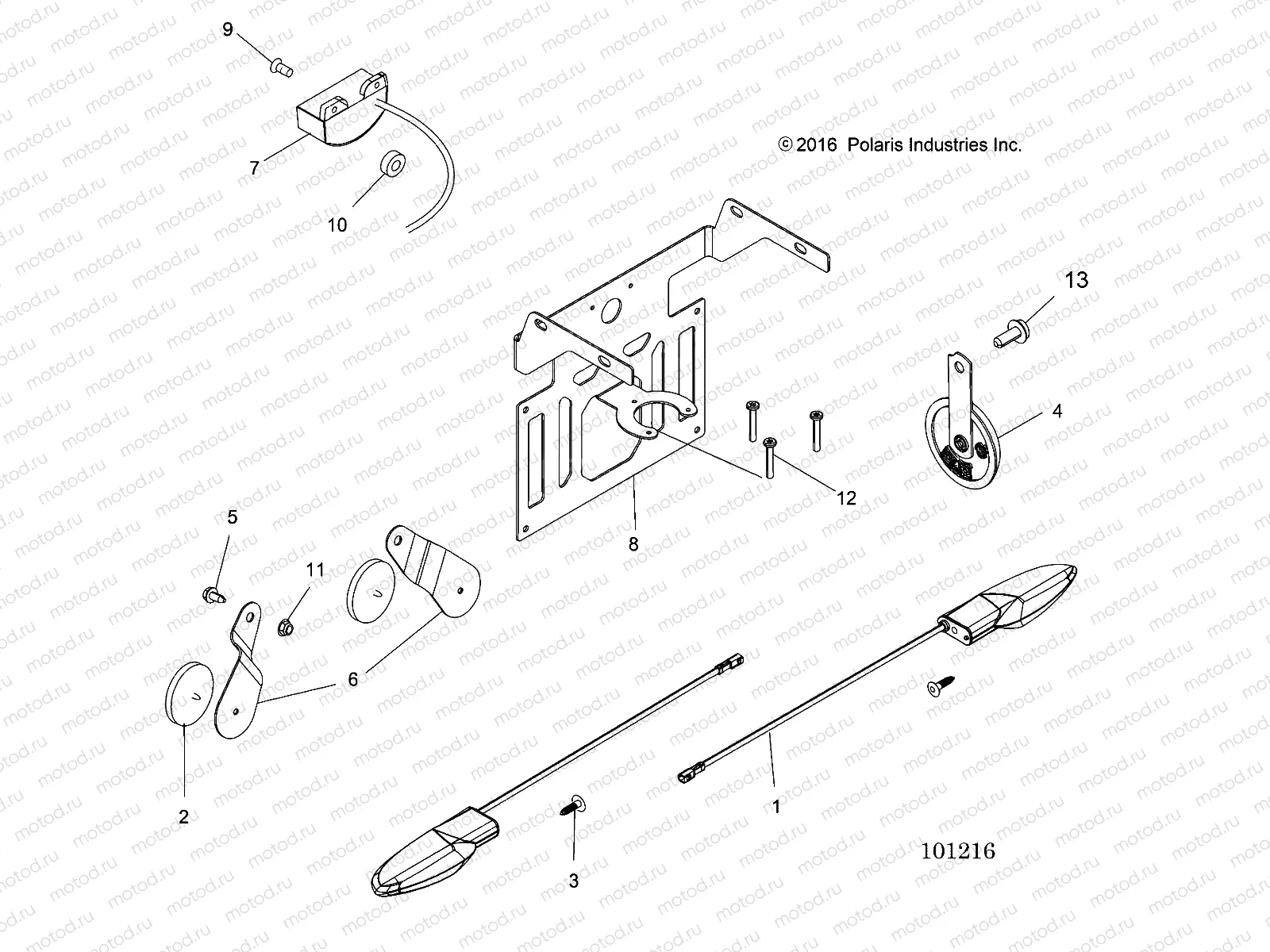 ELECTRICAL | ELECTRICAL, TURN SIGNALS, HORN and LICENSE PLATE LIGHT - A17SES57C1/C2/C7/CL/E1/E2/E7/EL/SET57C1/C2/E1/E2