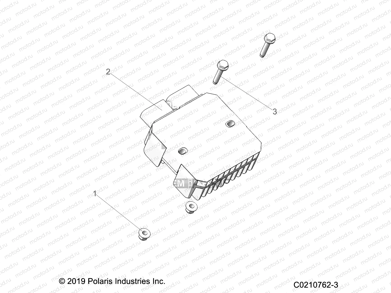 ELECTRICAL | ELECTRICAL, VOLTAGE REGULATOR AND MOUNTING - A23SYE95PM (C0210762-3)