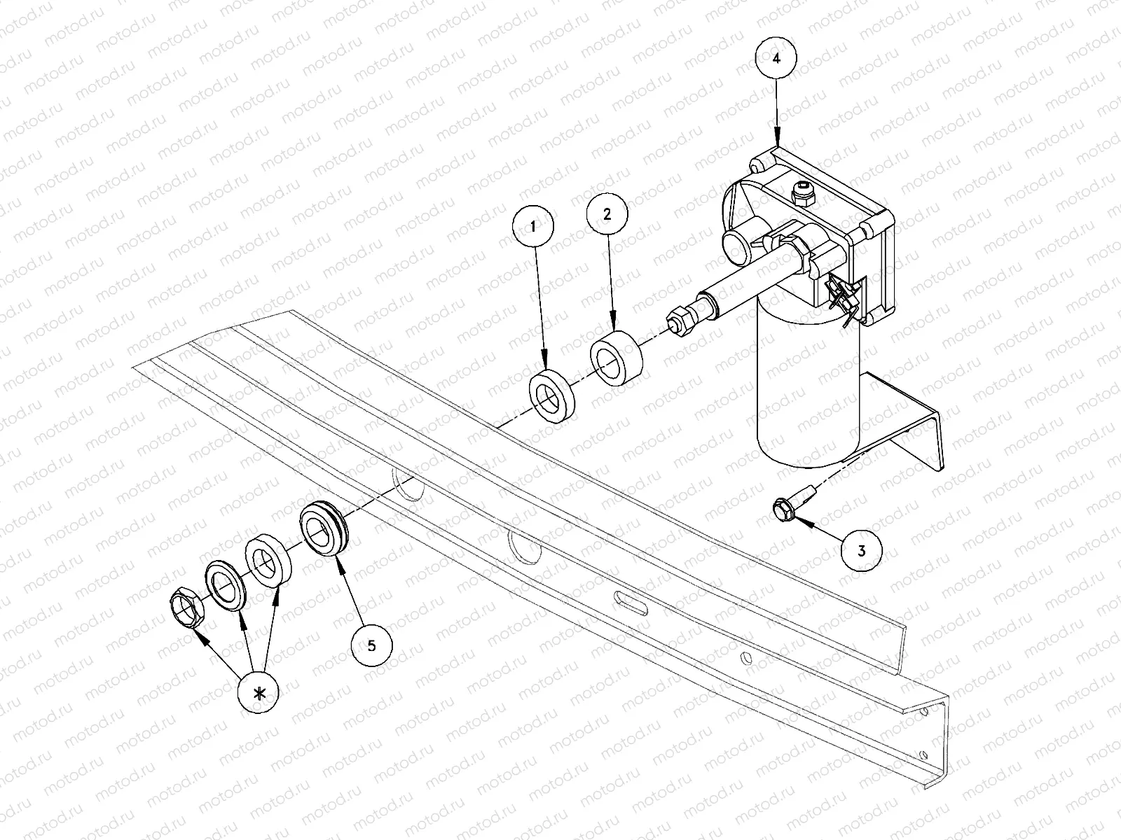 ELECTRICAL | ELECTRICAL, WIPER MOTOR WINDSHIELD WIPER - e2/e4/e6/eS/eL/eLXD (49GEMELECTRICAL11WIPER)