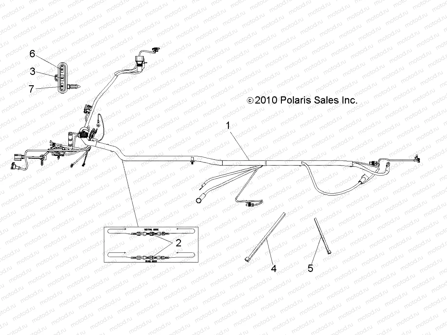 ELECTRICAL | ELECTRICAL, WIRE HARNESS - A12EA32FA (49ATVHARNESS11BOSSI)