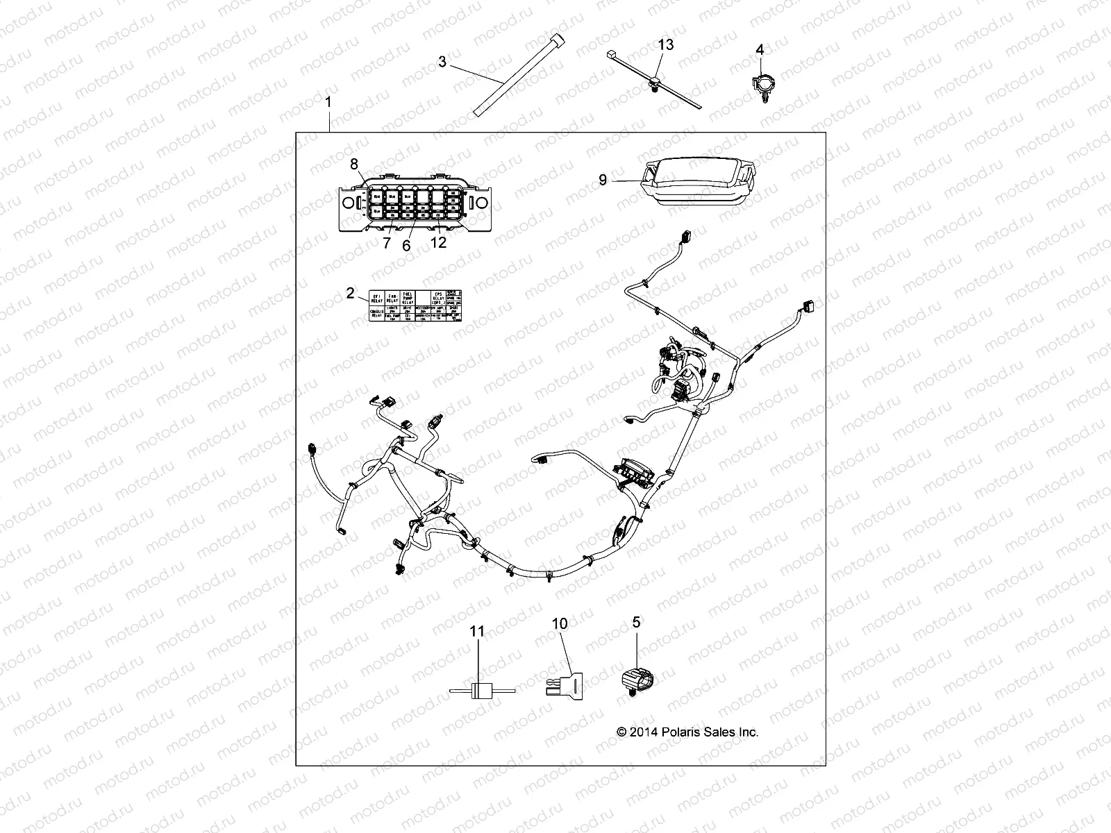 ELECTRICAL | ELECTRICAL, WIRE HARNESS - A15DAA32AA/AJ (49ATVHARNESS15325)