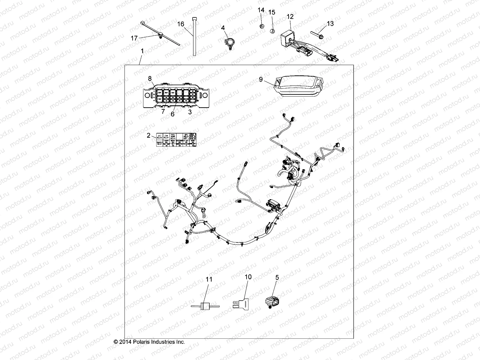 ELECTRICAL | ELECTRICAL, WIRE HARNESS - A15DAA32EA/EJ (49ATVHARNESS15325E)