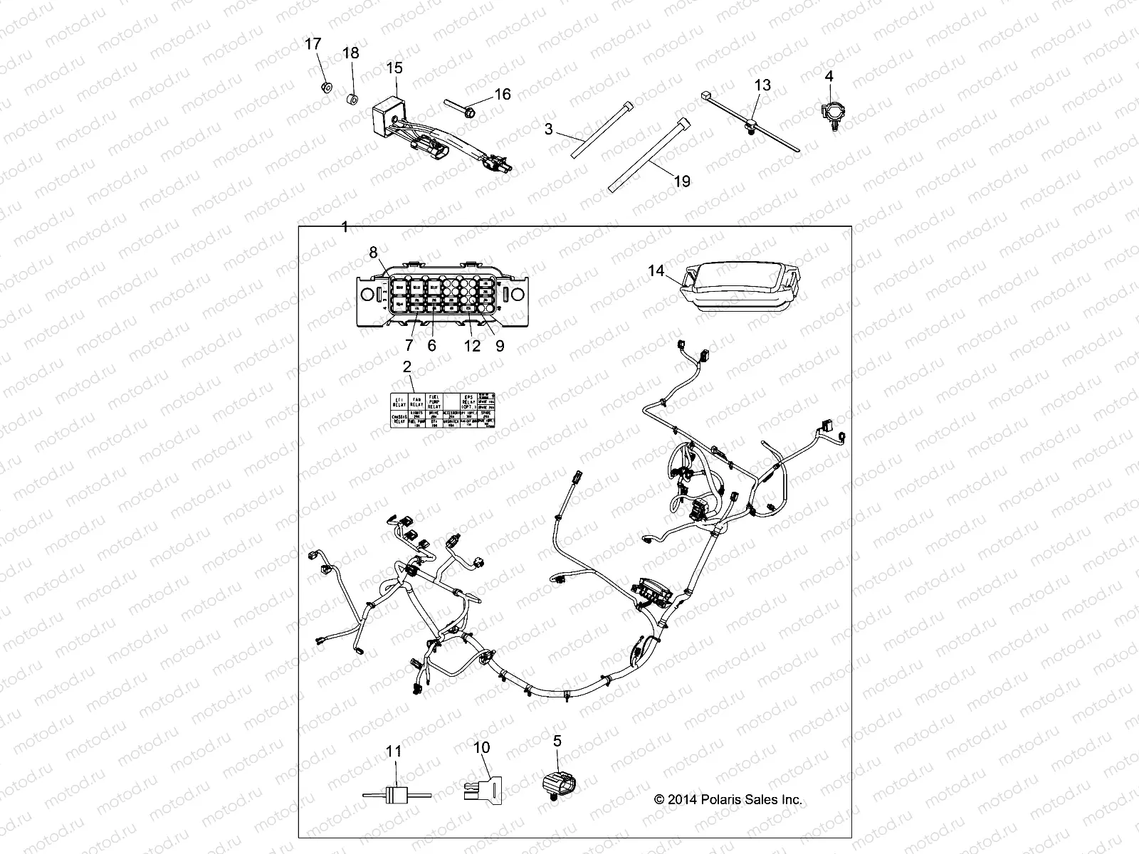 ELECTRICAL | ELECTRICAL, WIRE HARNESS - A15DAA57EJ/EH/EEK (49ATVHARNESS15ACEEU)