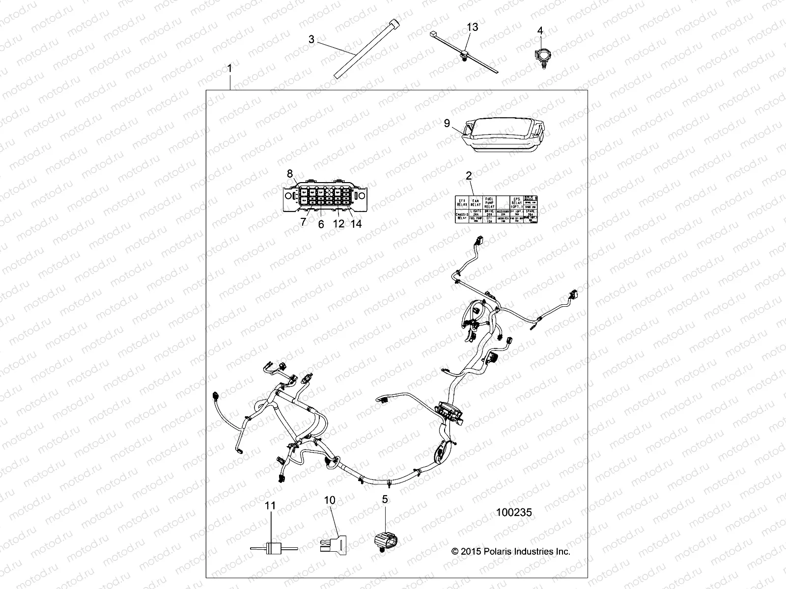 ELECTRICAL | ELECTRICAL, WIRE HARNESS - A16DAA57N1/E57NM (100235)