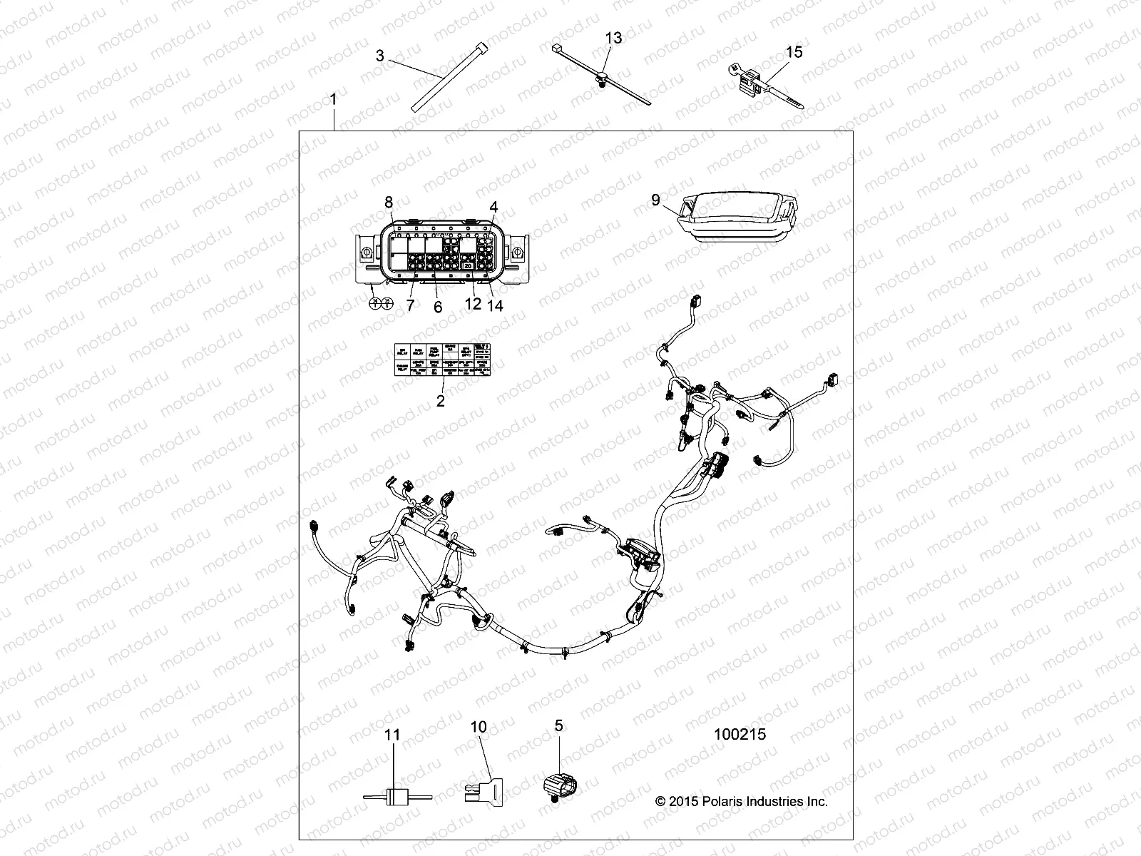 ELECTRICAL | ELECTRICAL, WIRE HARNESS - A16DAE87AL (100215)