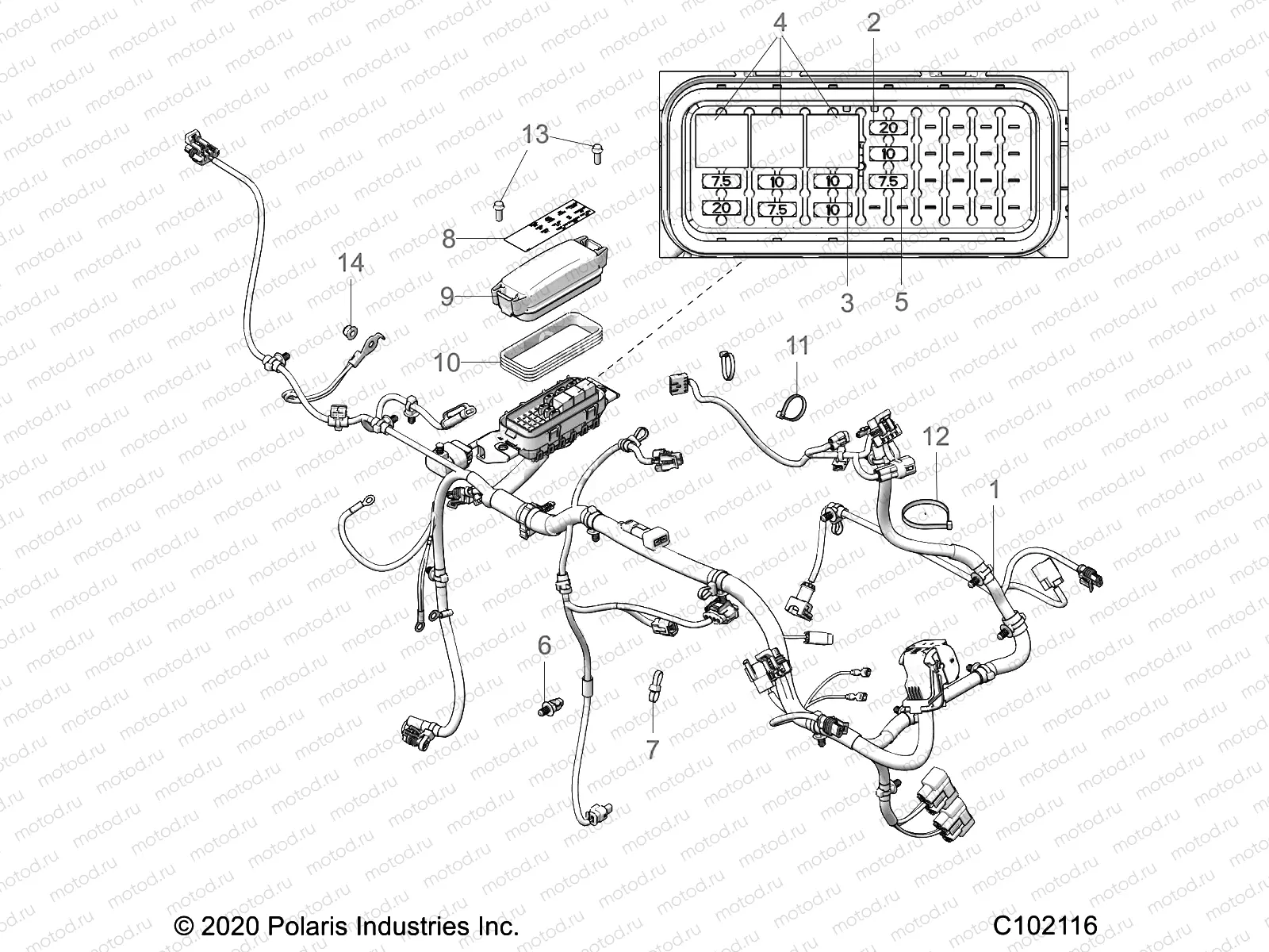 ELECTRICAL | ELECTRICAL, WIRE HARNESS and FUSES - A21HBB07A3/A7/B3/B7 (C102116)
