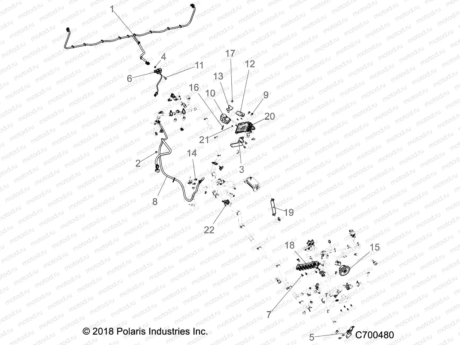 ELECTRICAL | ELECTRICAL, WIRE HARNESS COMPONANTS- R19RSU99/A/B (C700480)