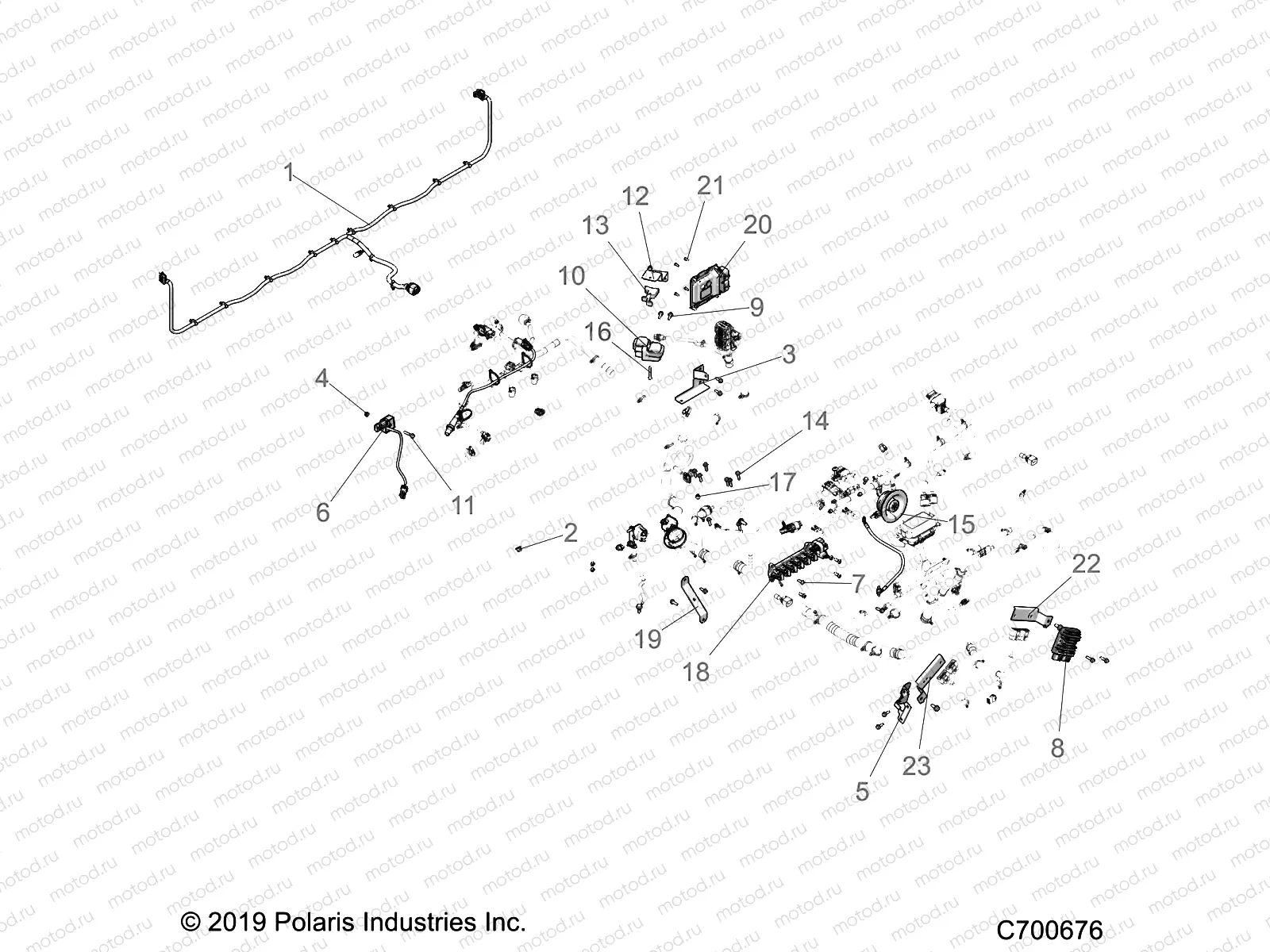 ELECTRICAL | ELECTRICAL, WIRE HARNESS COMPONANTS- R20RSF99AV/BV (C700676)