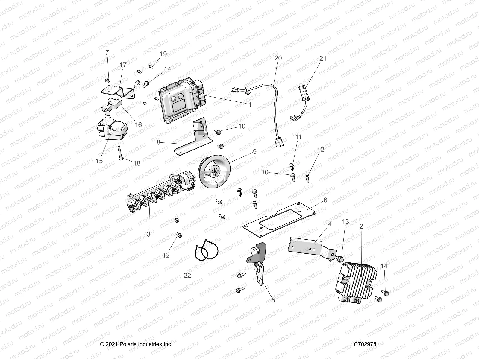 ELECTRICAL | ELECTRICAL, WIRE HARNESS COMPONANTS - R22RRB99AZ/BZ (C702978)