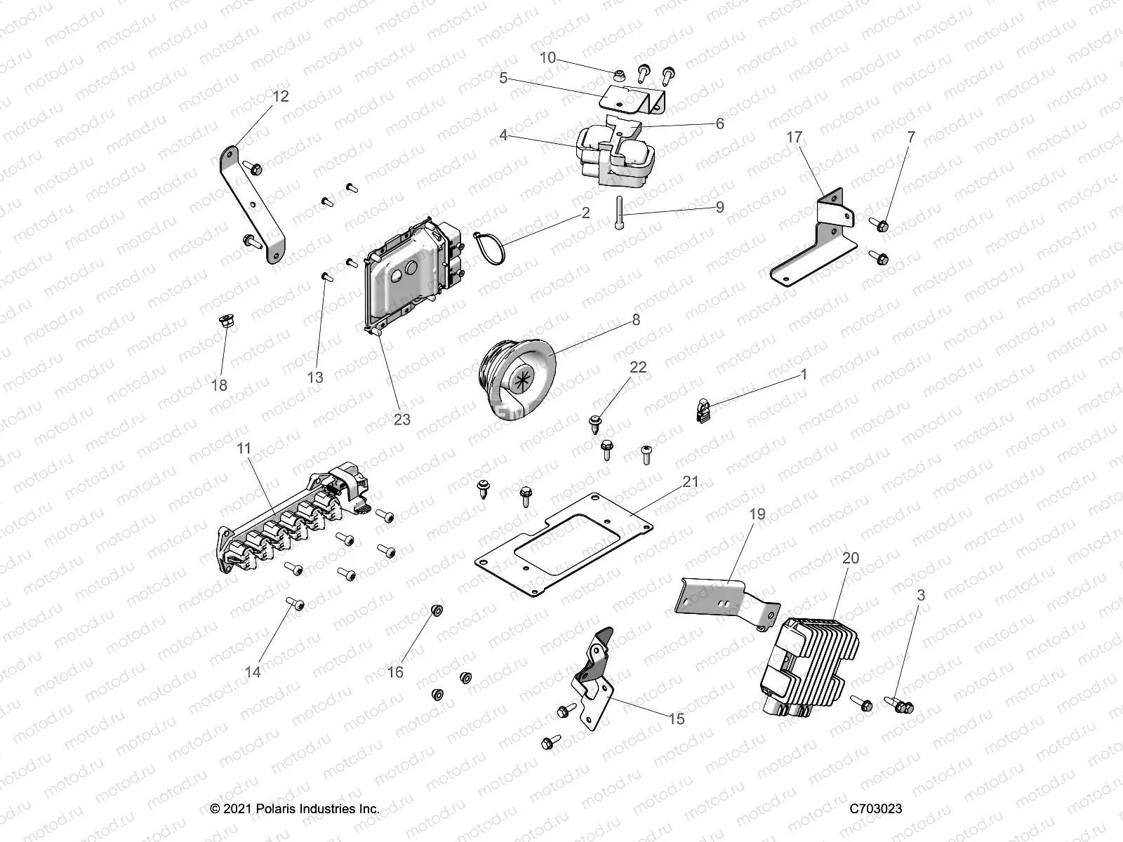 ELECTRICAL | ELECTRICAL, WIRE HARNESS COMPONANTS - R22RSB99AZ/BZ (C703023)