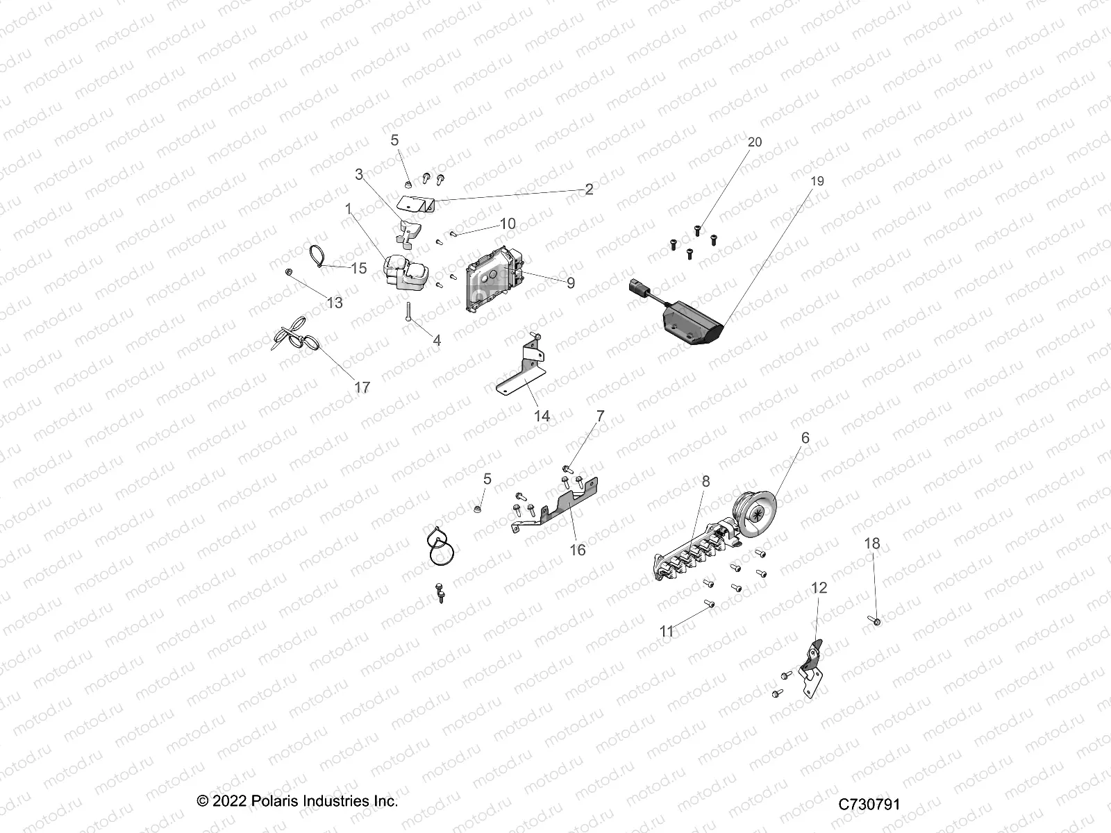 ELECTRICAL | ELECTRICAL, WIRE HARNESS, COMPONANTS - R23RRV99AC (C730791)
