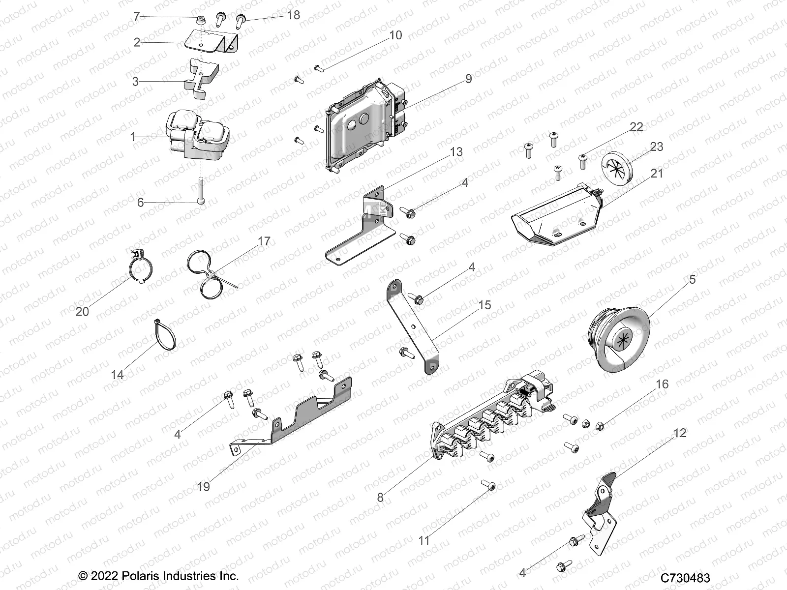 ELECTRICAL | ELECTRICAL, WIRE HARNESS COMPONANTS - R23RSV99AC (C730483)