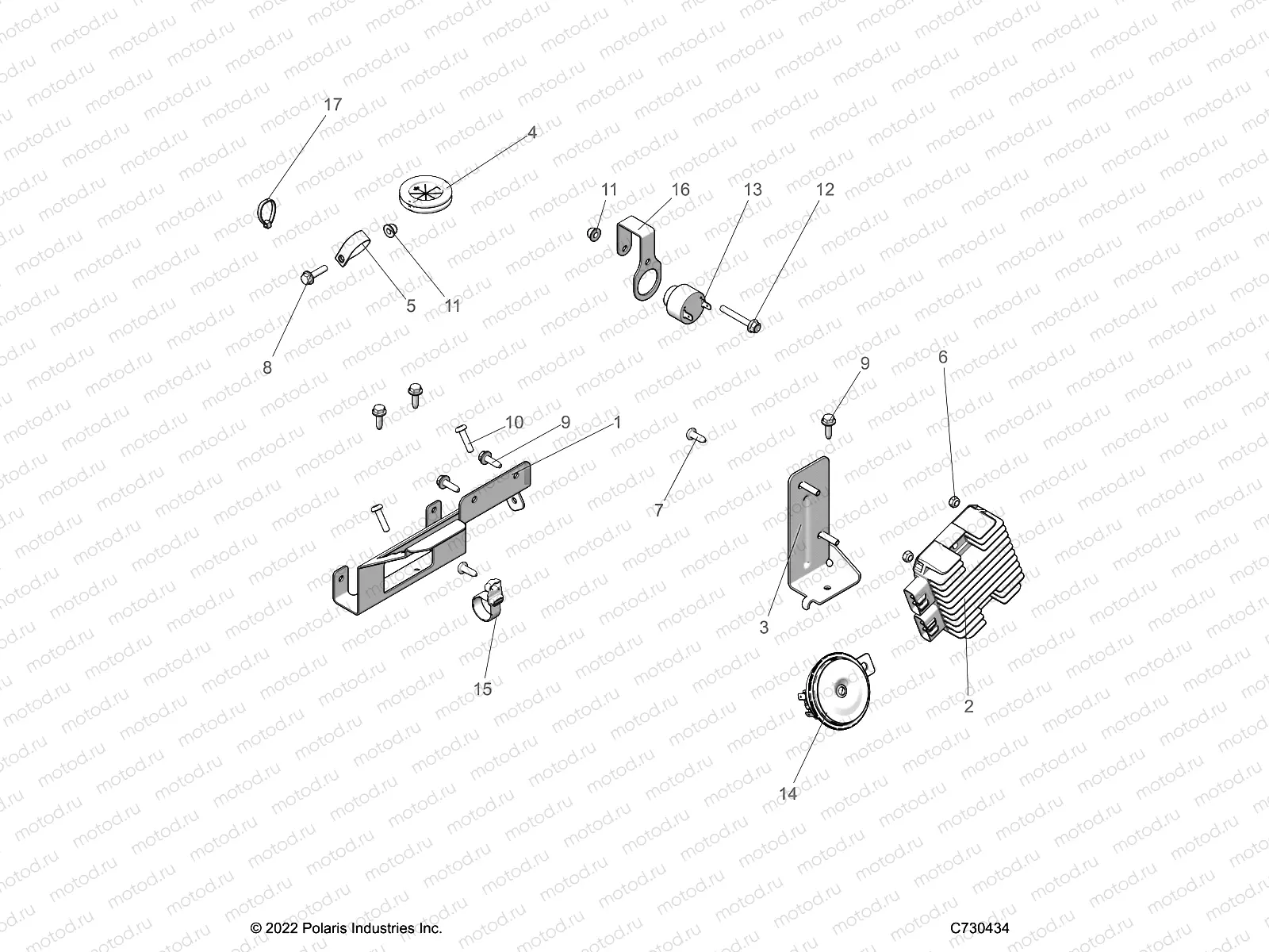 ELECTRICAL | ELECTRICAL, WIRE HARNESS COMPONENTS - D22M2A57B4/G57B4 (C730434)