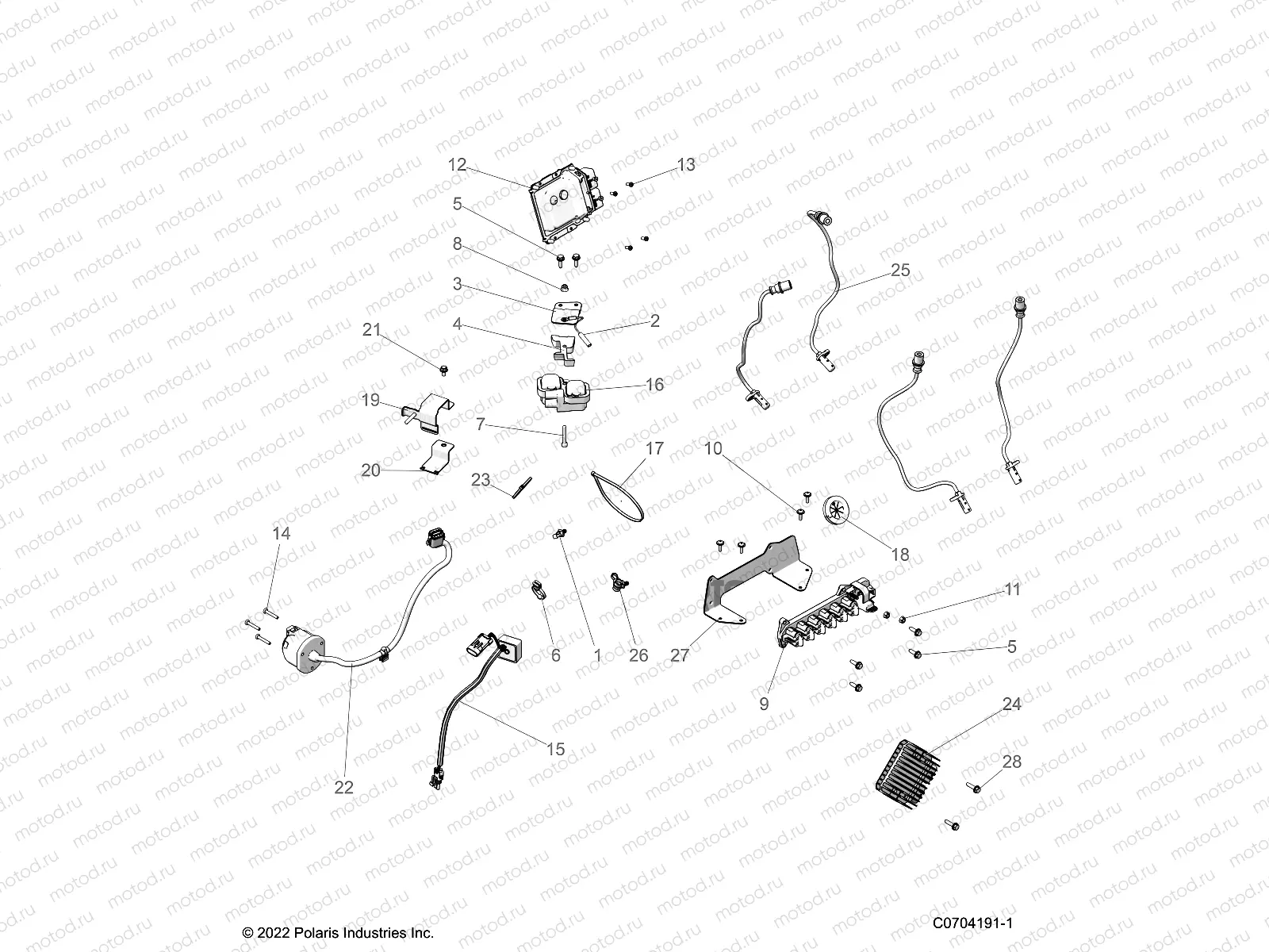ELECTRICAL | ELECTRICAL, WIRE HARNESS, COMPONENTS - G22GAB99CP/FP (C0704191-1)