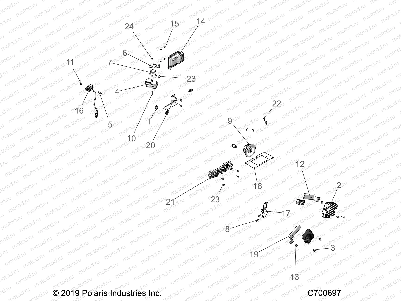 ELECTRICAL | ELECTRICAL, WIRE HARNESS COMPONENTS - R20RRB99A/B (C700697)