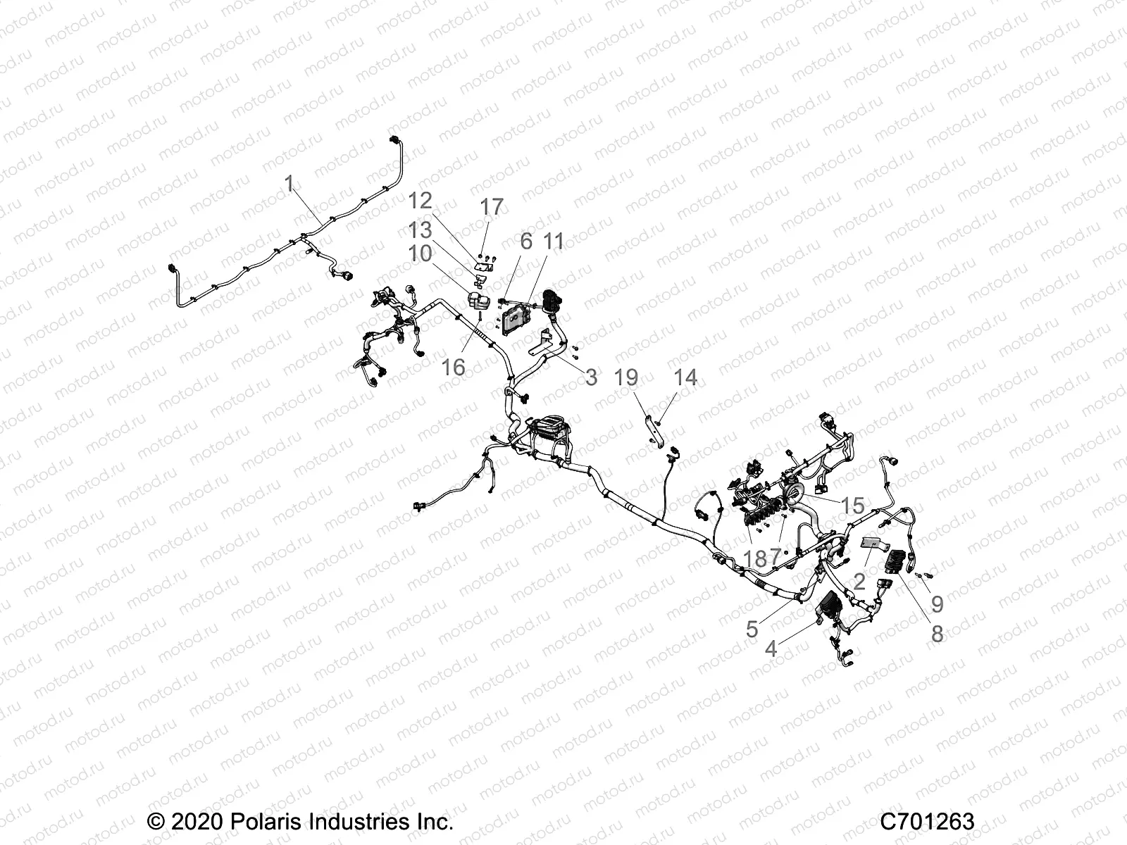 ELECTRICAL | ELECTRICAL, WIRE HARNESS COMPONENTS - R21RSH99AC/BC (C701263)