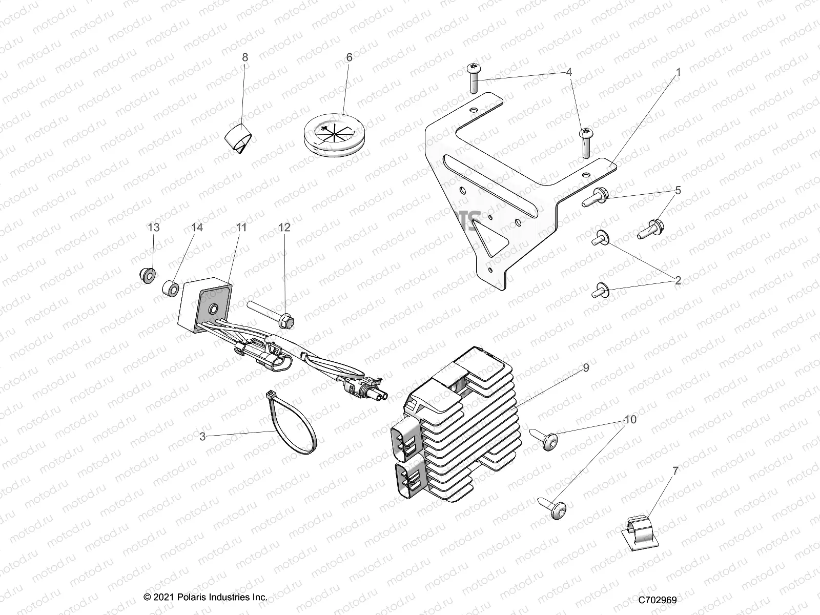 ELECTRICAL | ELECTRICAL, WIRE HARNESS, COMPONENTS - R22MAA50J7 (C702969)