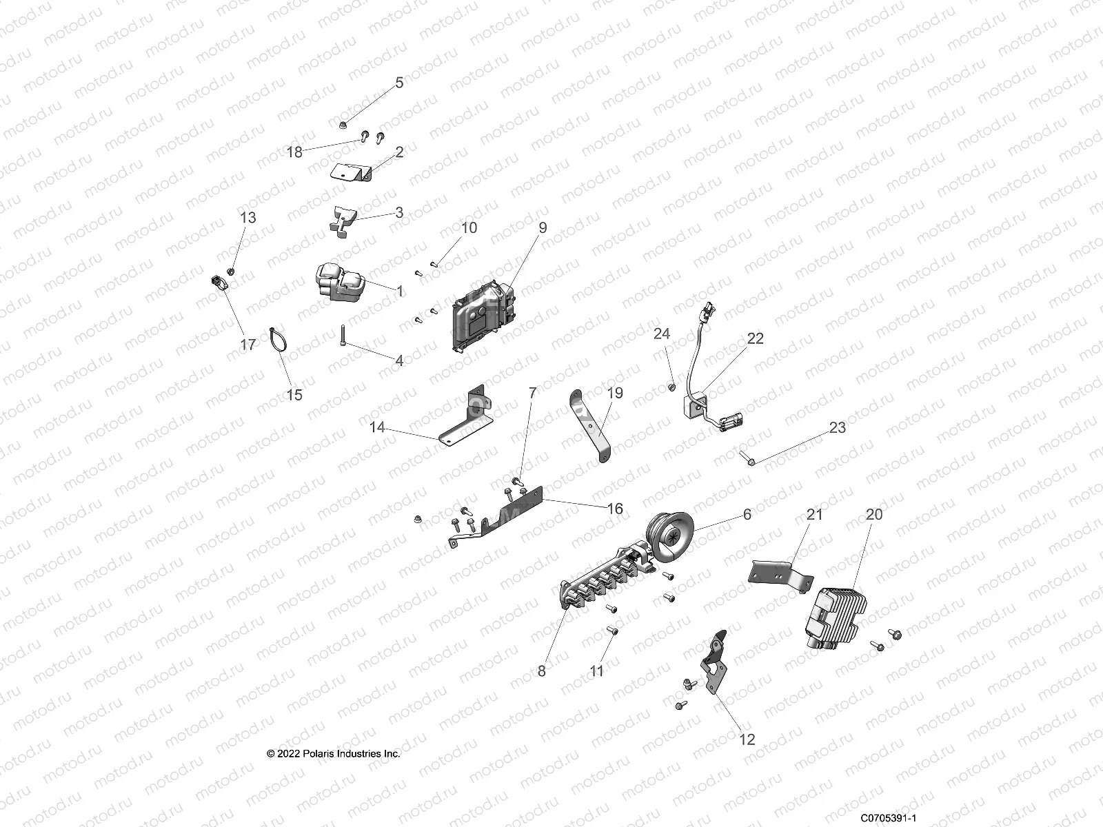 ELECTRICAL | ELECTRICAL, WIRE HARNESS, COMPONENTS - R23RSE99NJ (C0705391-1)