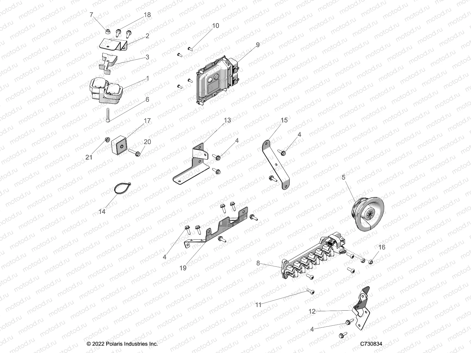 ELECTRICAL | ELECTRICAL, WIRE HARNESS, COMPONENTS - R23RSU99A9/AJ/AK/AX/B9/BJ/BK/BX (C730834)