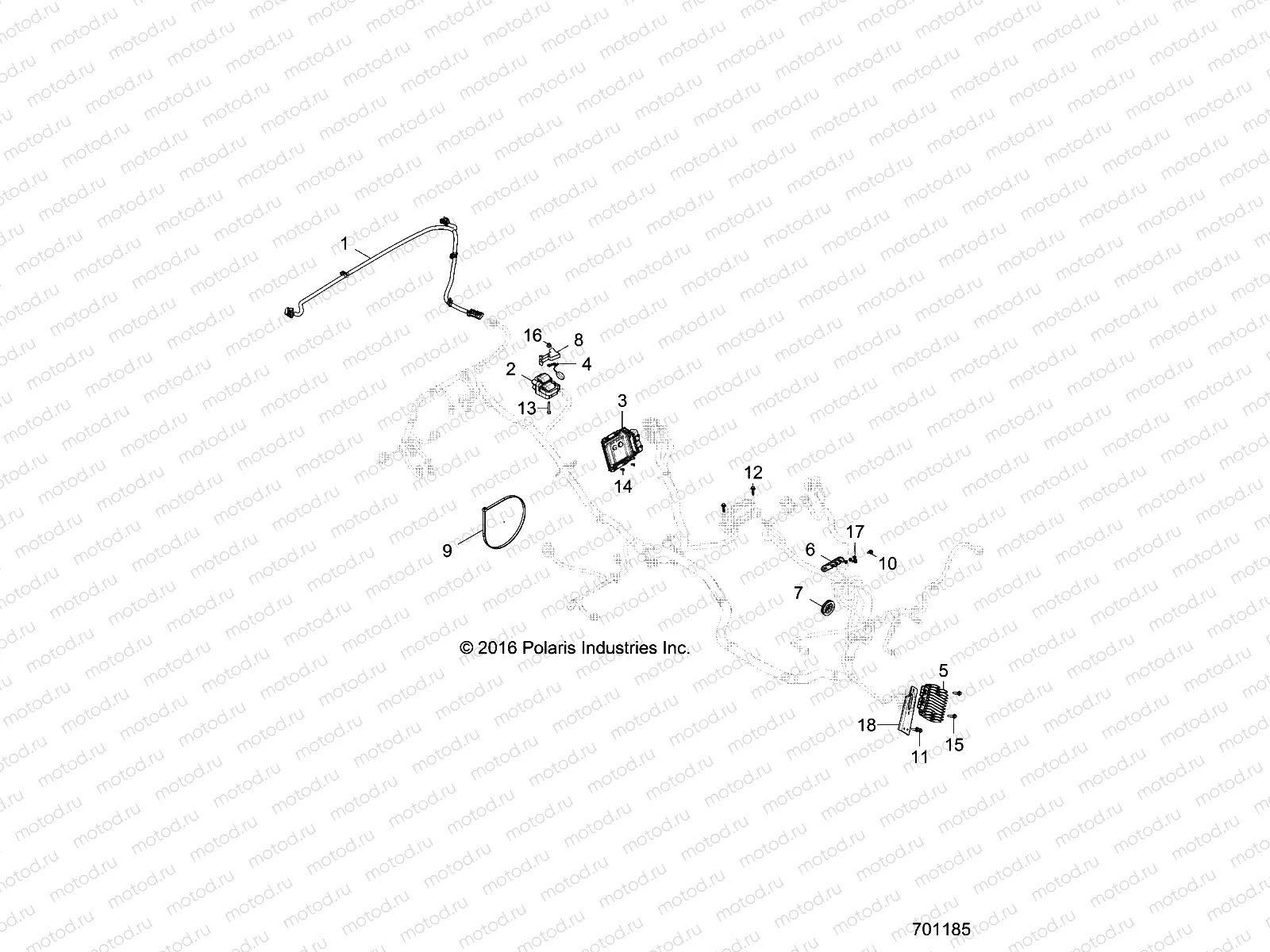 ELECTRICAL | ELECTRICAL, WIRE HARNESS COMPONENTS - Z18VFE99NK (701185)