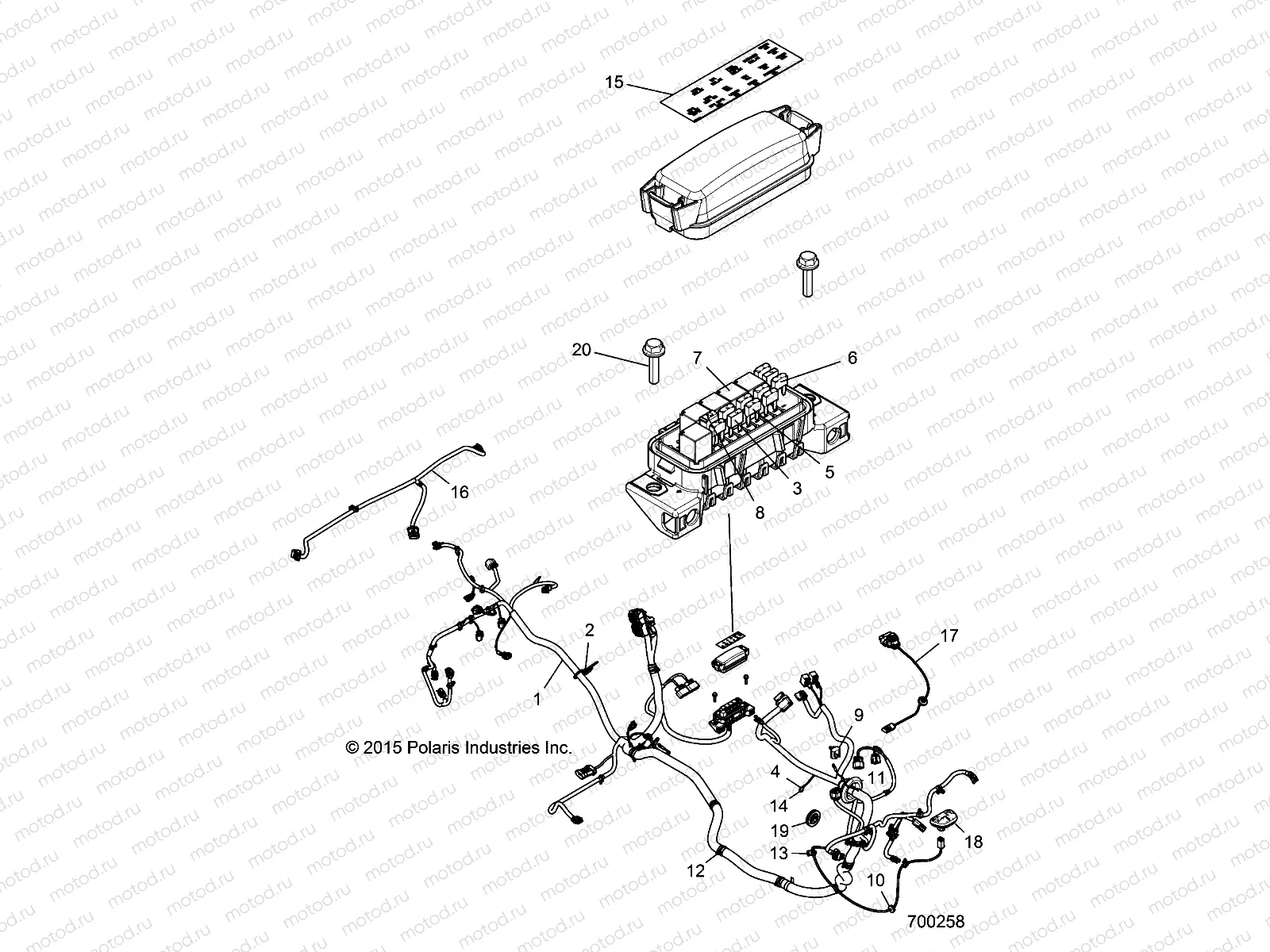 ELECTRICAL | ELECTRICAL, WIRE HARNESS GPS - Z16VAX87AL (700258)