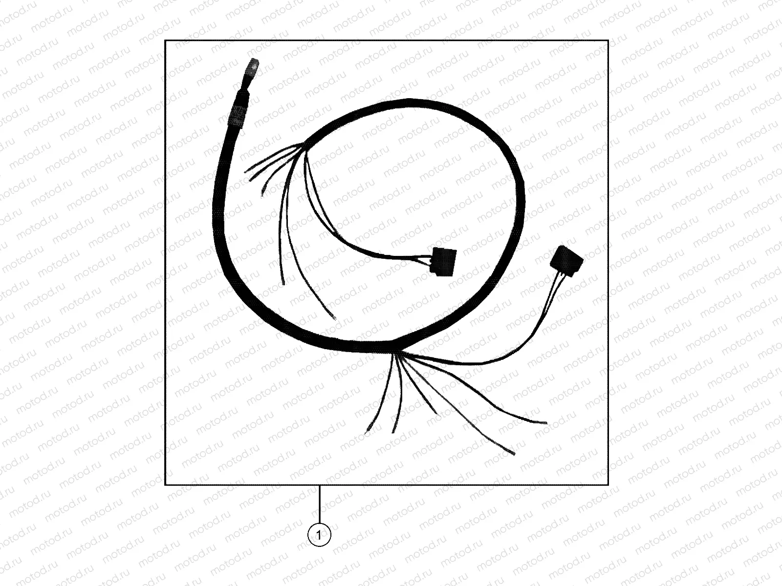 ELECTRICAL | ELECTRICAL, WIRE HARNESS, HEADLIGHT, DUAL BEAM - e2/e4/e6/eS/eL/eLXD (49GEMELECTRICAL11HEADLIGHTE2)