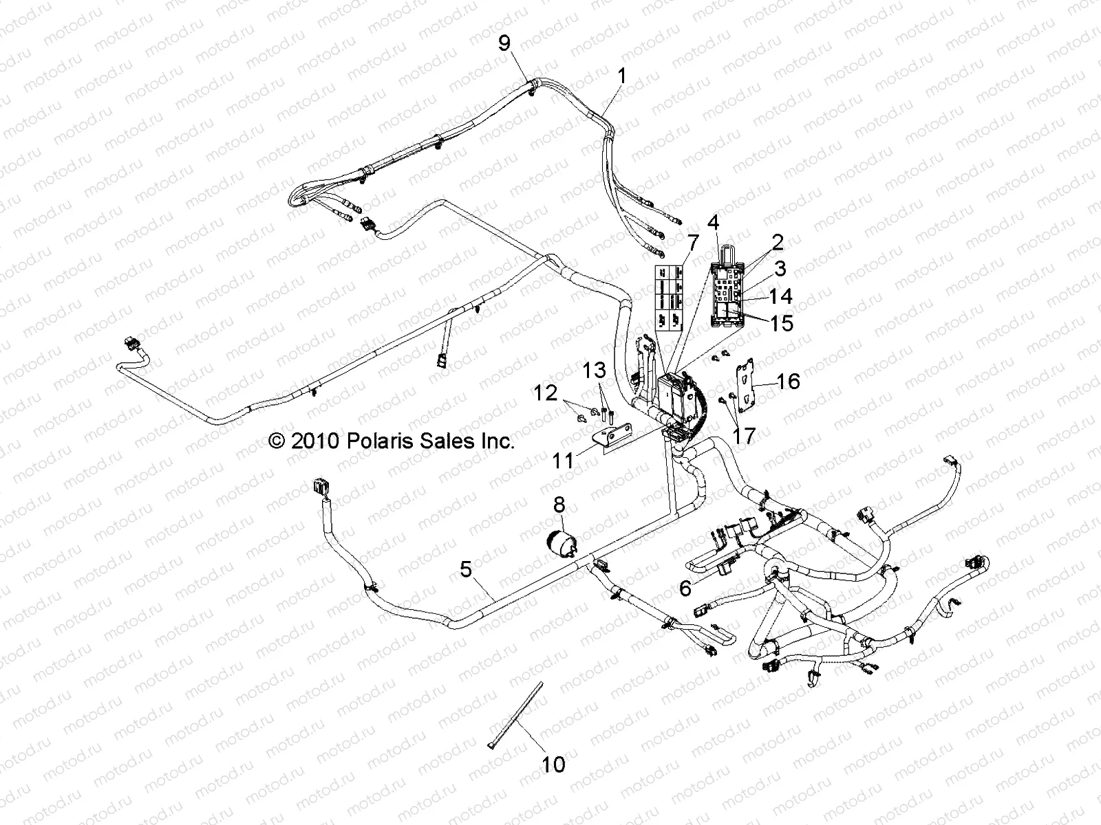 ELECTRICAL | ELECTRICAL, WIRE HARNESS - L11AB08/AA08 ALL OPTIONS (49LEVHARNESS11BRZ)