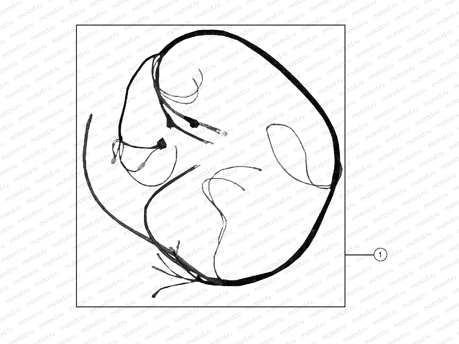 ELECTRICAL | ELECTRICAL, WIRE HARNESS, MAIN REAR POWER, 2 PASS - e2/eS/eL/eLXD (49GEMELECTRICAL11HARNESS)