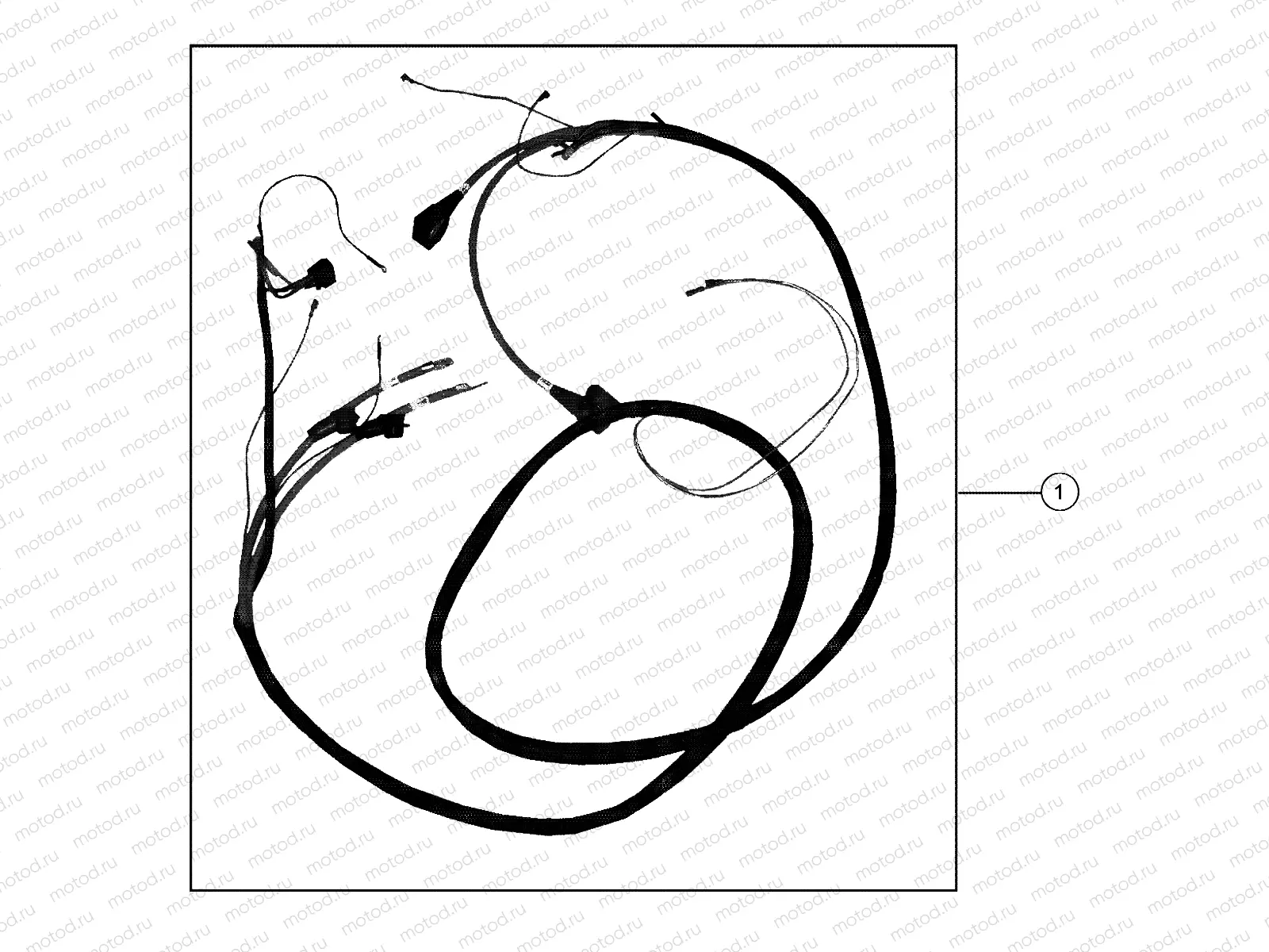 ELECTRICAL | ELECTRICAL, WIRE HARNESS, MAIN REAR POWER w/SIX 12V BATTERY OPTION - e6 (49GEMELECTRICAL11HARNESSE6)