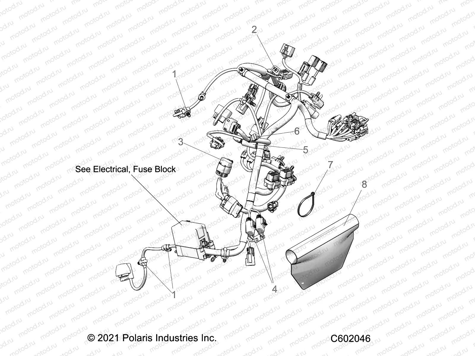 ELECTRICAL | ELECTRICAL, WIRE HARNESS, MAIN - S22TFGMS/8ME ALL OPTIONS (C602046)