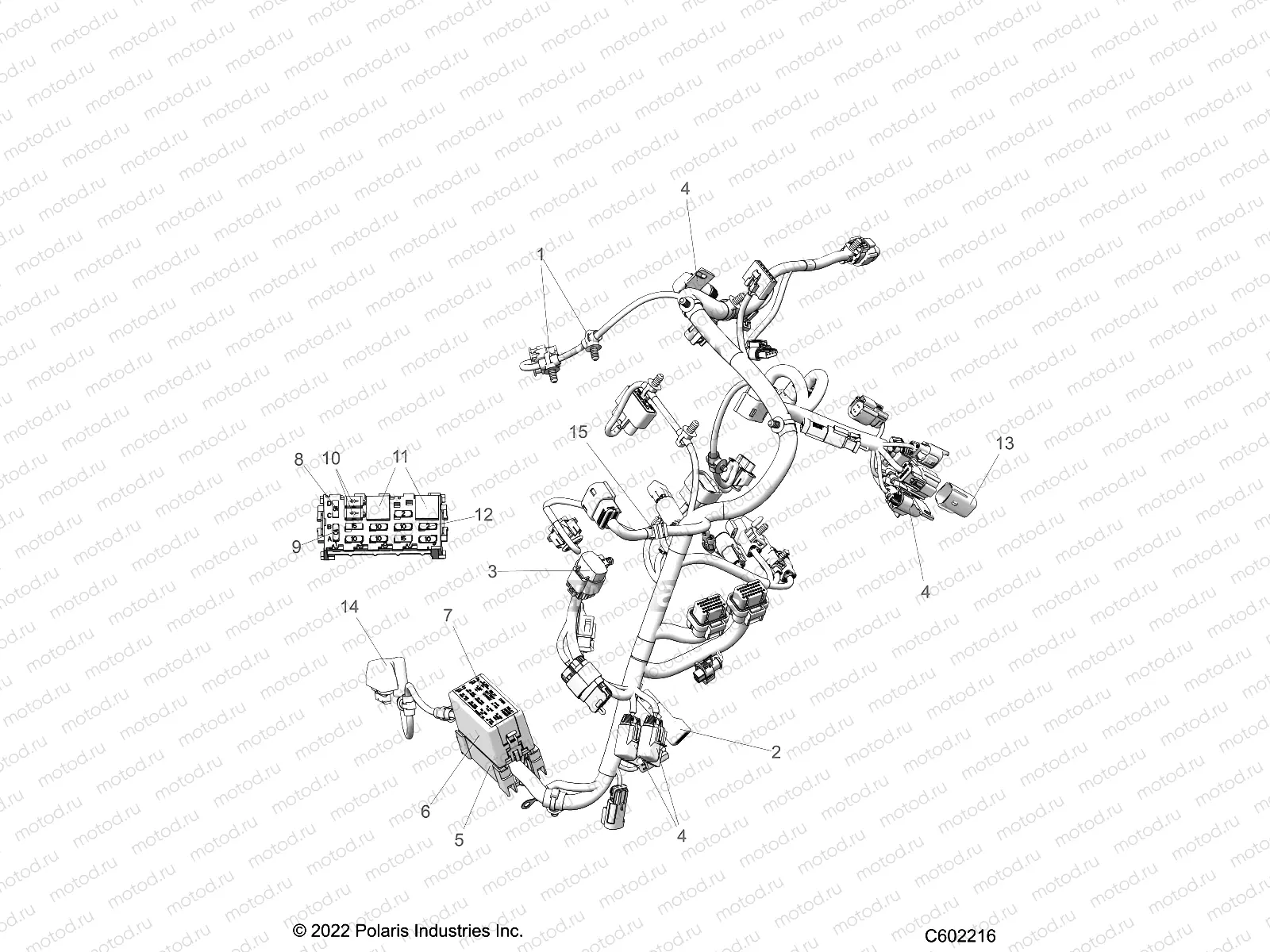 ELECTRICAL | ELECTRICAL, WIRE HARNESS, MAIN - S23TLC8MS/8ME ALL OPTIONS (C602046)