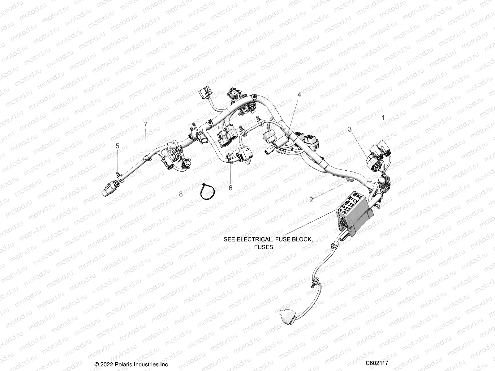 ELECTRICAL | ELECTRICAL, WIRE HARNESS, MAIN - S23TLP6RS (C602117)