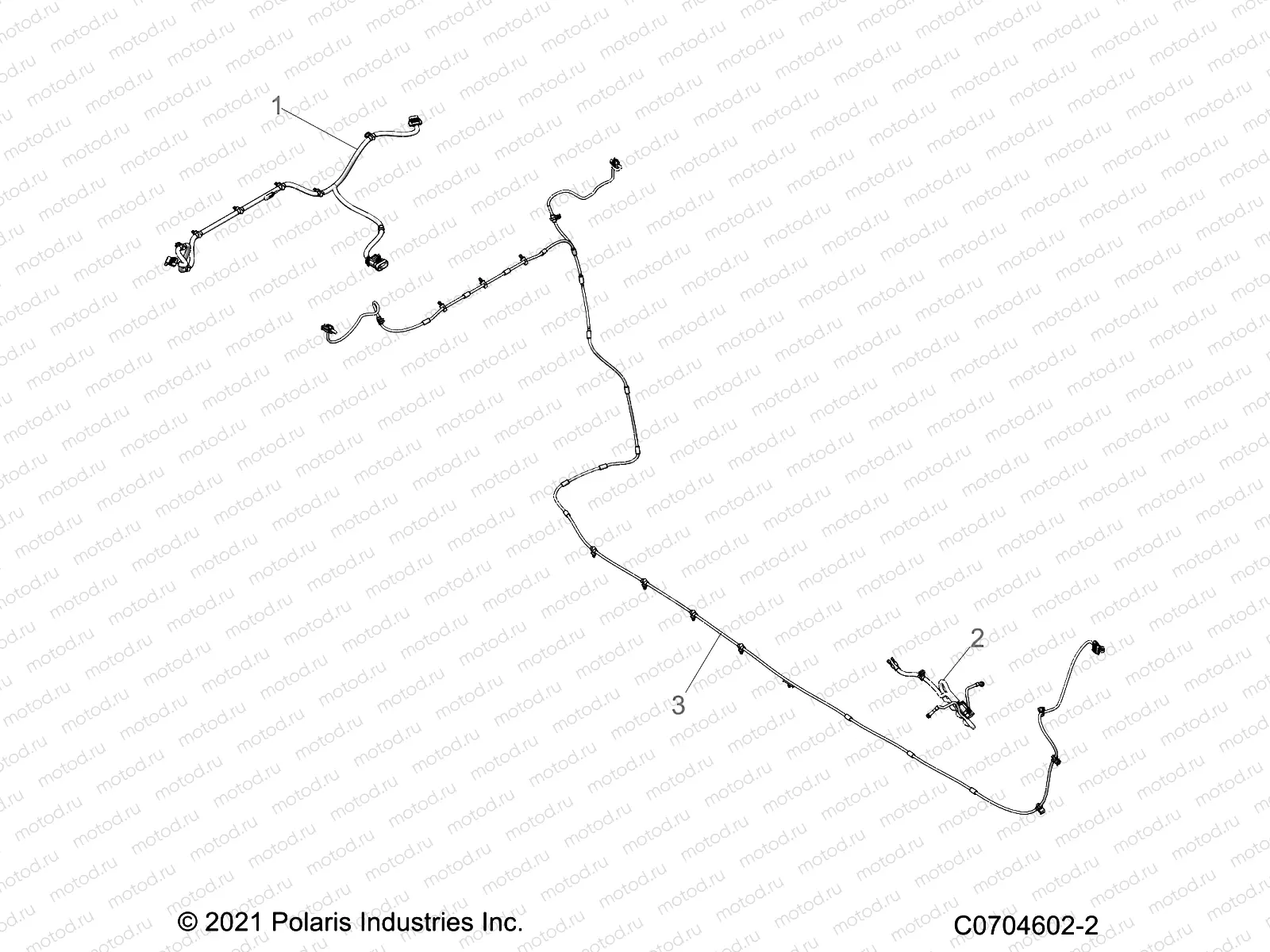 ELECTRICAL | ELECTRICAL, WIRE HARNESS, PERIPHERAL - Z21R4F92AH/BH (C0704602-2)