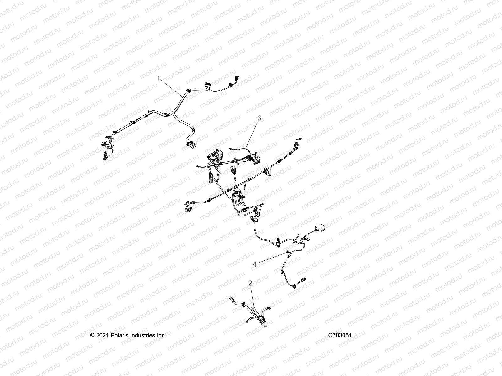ELECTRICAL | ELECTRICAL, WIRE HARNESS, PERIPHERAL - Z22M4C92AS/BS/Z92AS/BS (C703051)