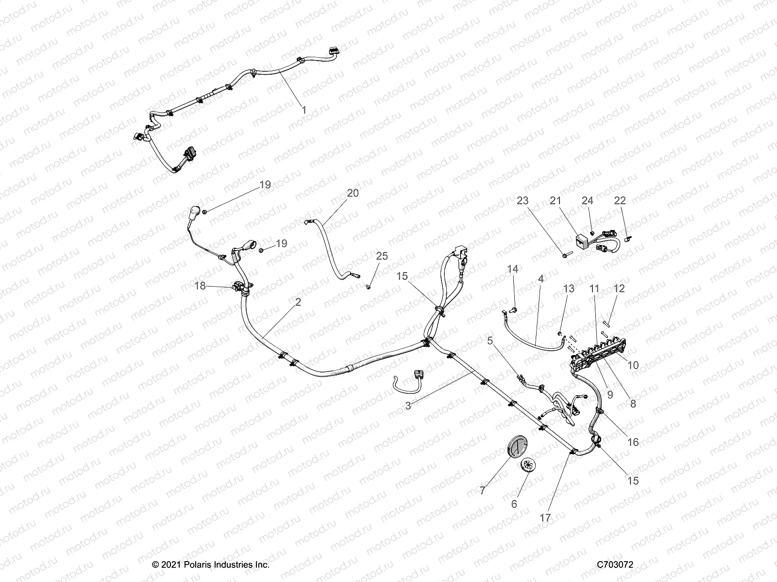 ELECTRICAL | ELECTRICAL, WIRE HARNESS, PERIPHERAL - Z22RME2KAG/BG/K2KAN/BN (C703072)
