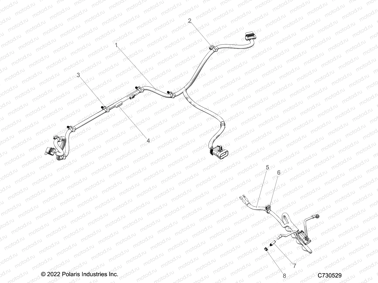 ELECTRICAL | ELECTRICAL, WIRE HARNESS, PERIPHERAL - Z23GAE92A/92B (C730529)