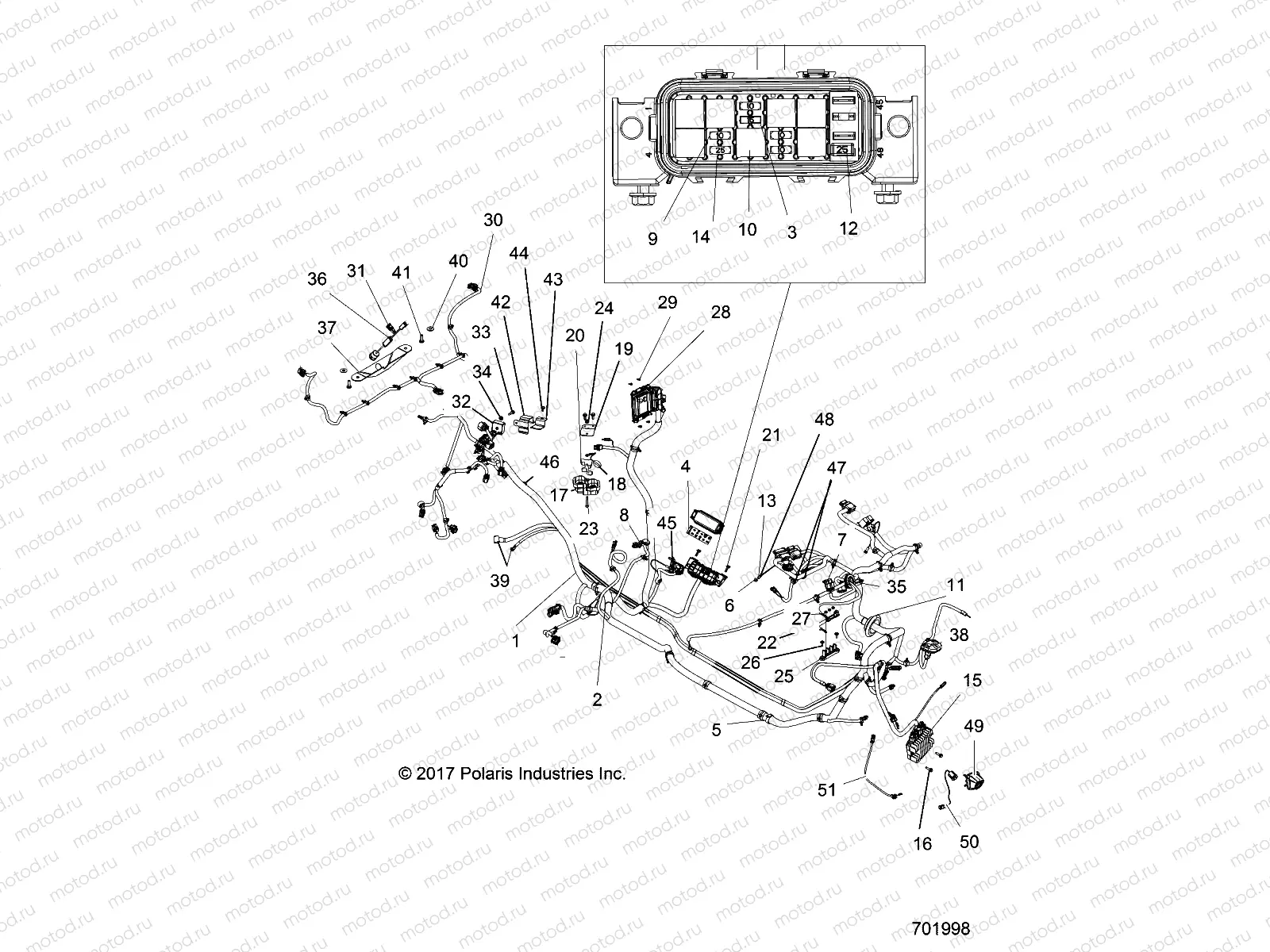 ELECTRICAL | ELECTRICAL, WIRE HARNESS - R18RGK99BS (701998)