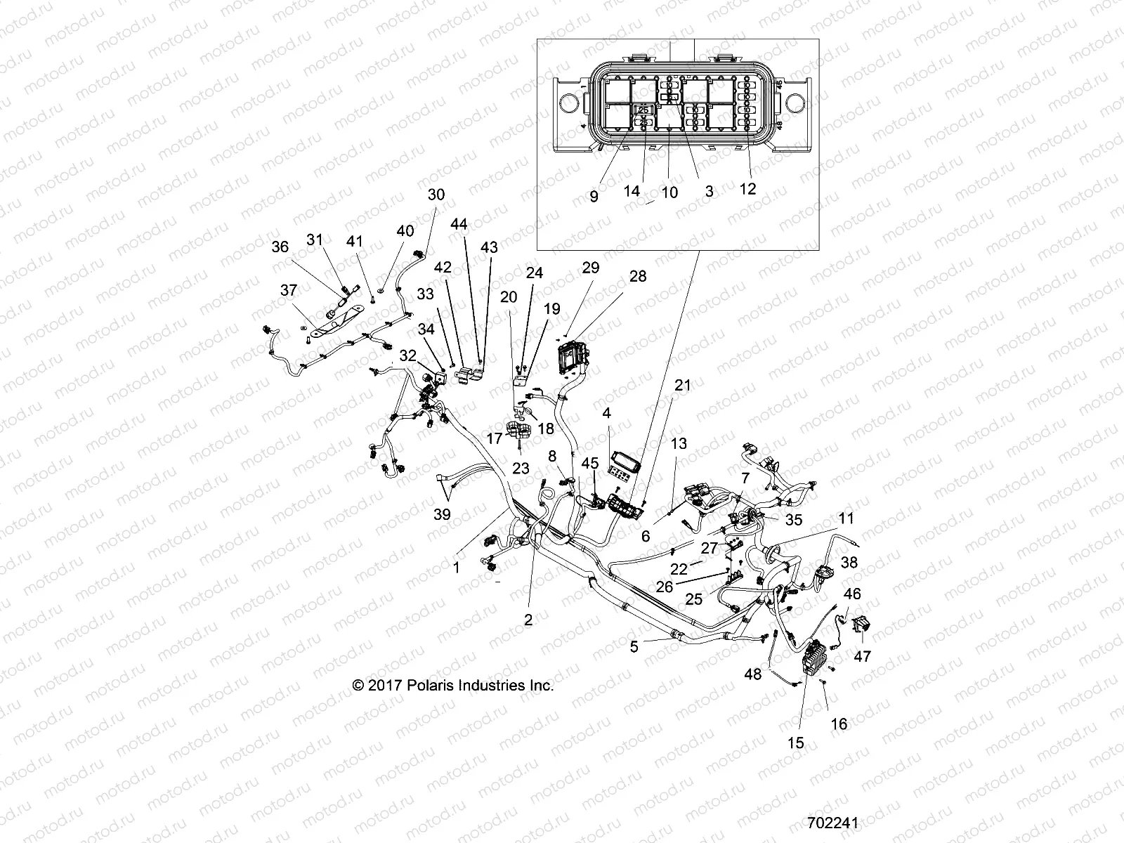 ELECTRICAL | ELECTRICAL, WIRE HARNESS - R18RHK99BS (702241)