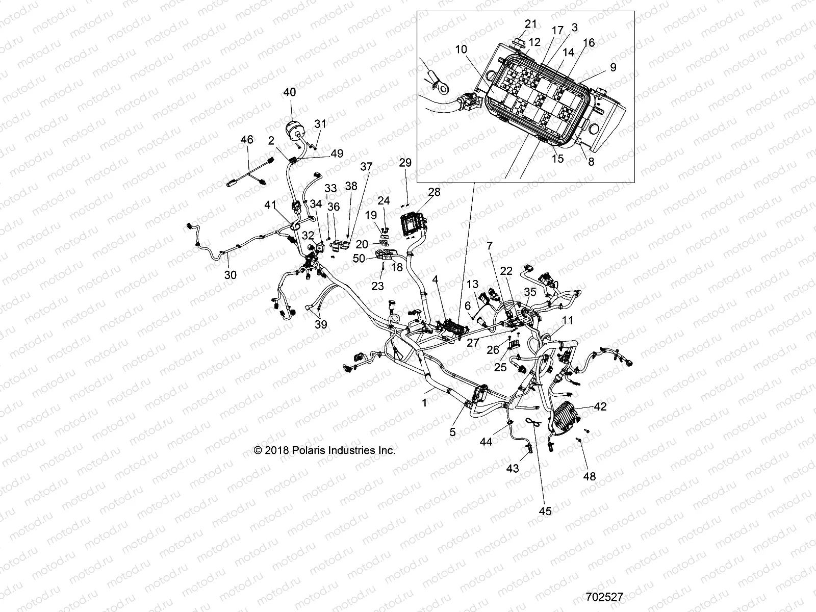 ELECTRICAL | ELECTRICAL, WIRE HARNESS - R19RGP99CF/PFF (702527)