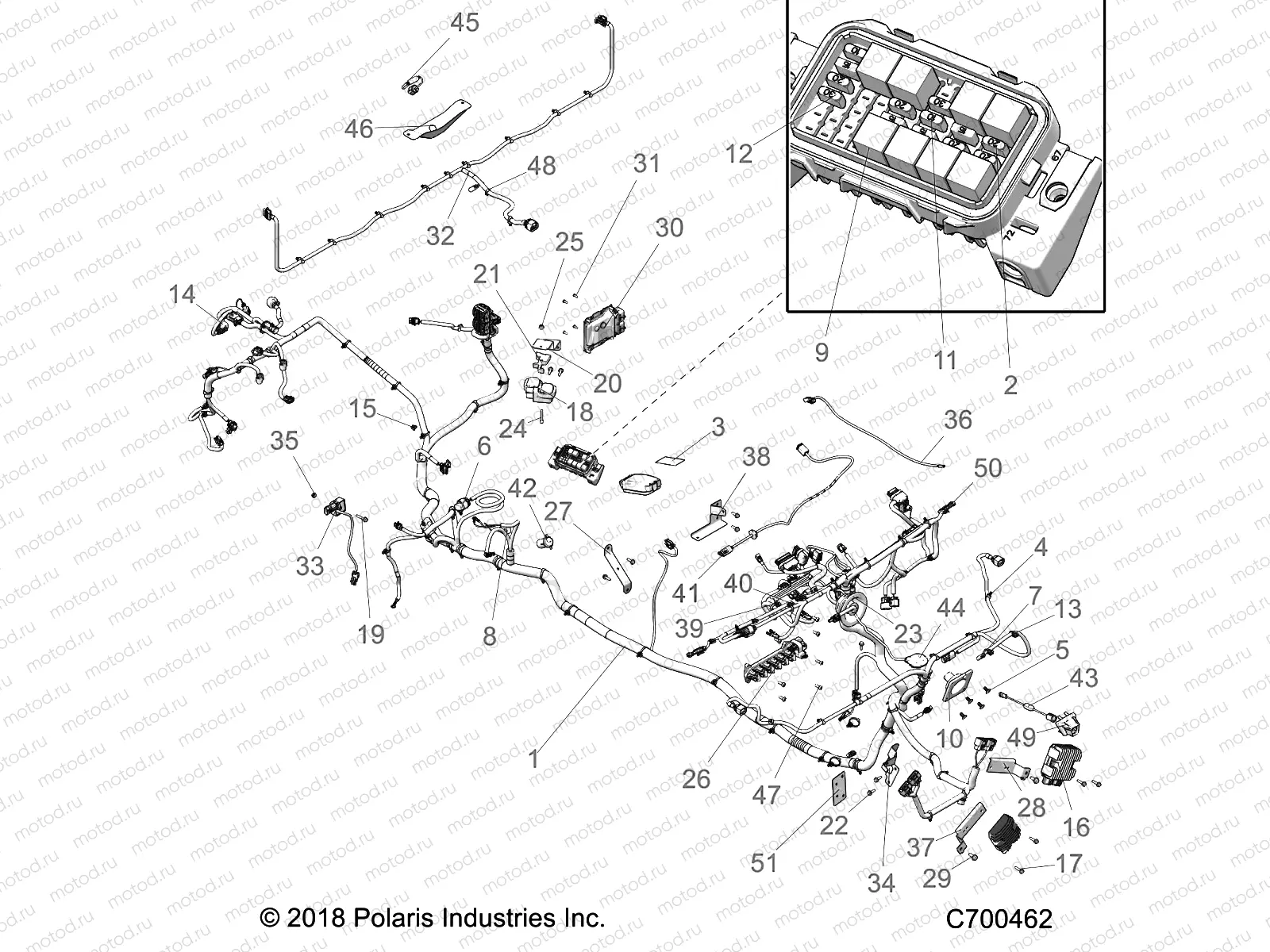 ELECTRICAL | ELECTRICAL, WIRE HARNESS - R19RSK99AS/A9/AD/BS/B9/BD (C700462)