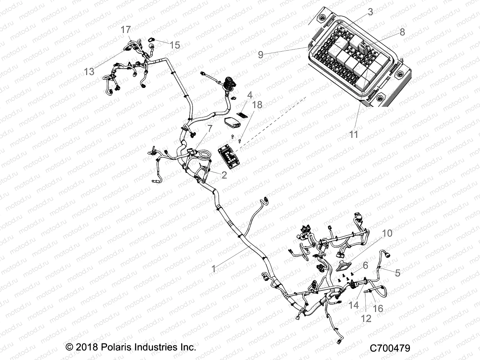 ELECTRICAL | ELECTRICAL, WIRE HARNESS - R19RSU99/A/B (C700479)