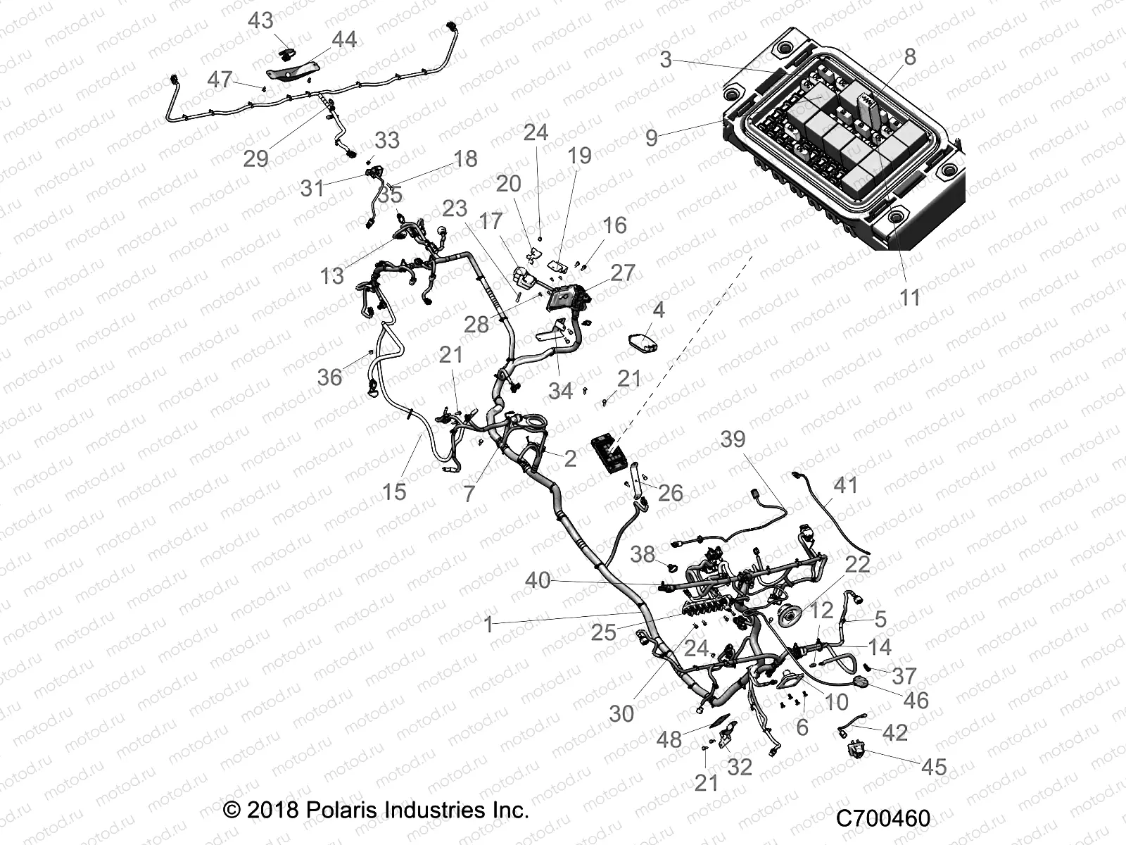 ELECTRICAL | ELECTRICAL, WIRE HARNESS - R19RSW99AS/A9/AD/BS/B9/BD (C700460)