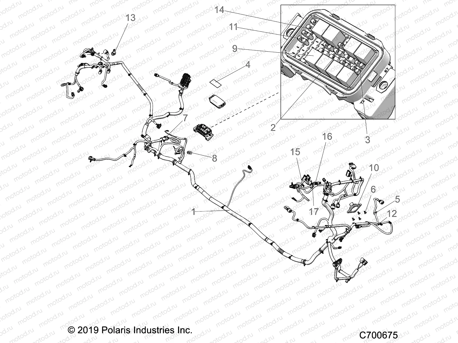 ELECTRICAL | ELECTRICAL, WIRE HARNESS - R20RSF99AV/BV (C700675)
