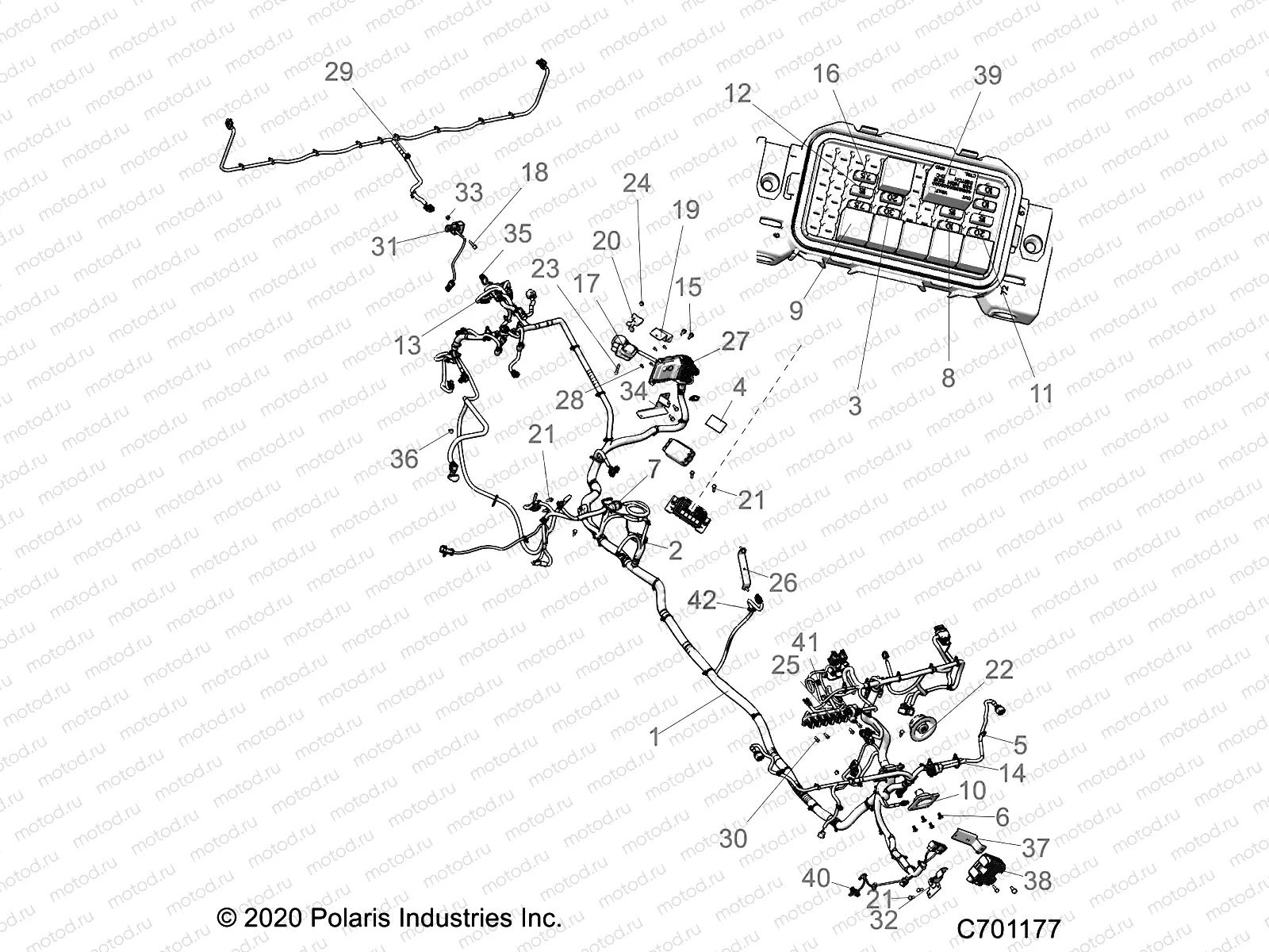ELECTRICAL | ELECTRICAL, WIRE HARNESS - R21RSE99NP (C701177)