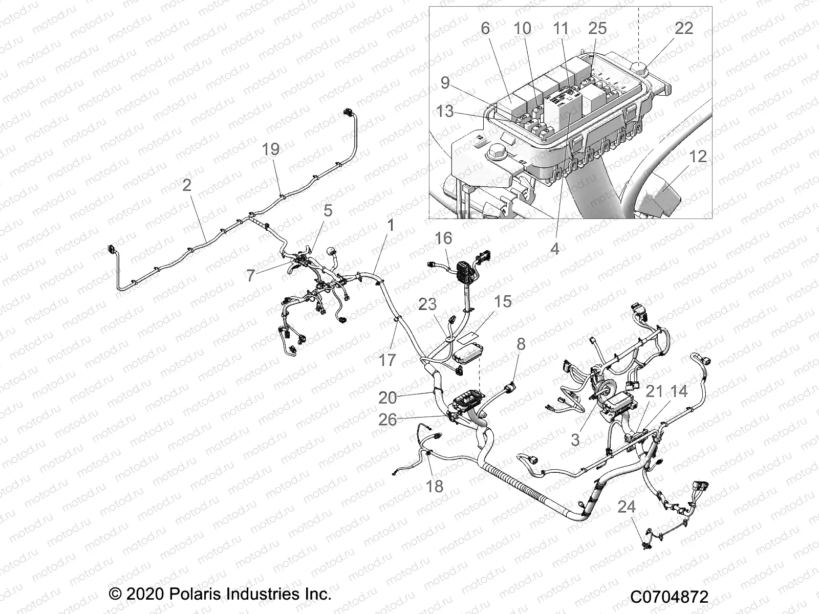 ELECTRICAL | ELECTRICAL, WIRE HARNESS - R21TAE99A1/A7/A9/AG/AP/AS/B1/B7/B9/BG/BP/BS (C0704872)